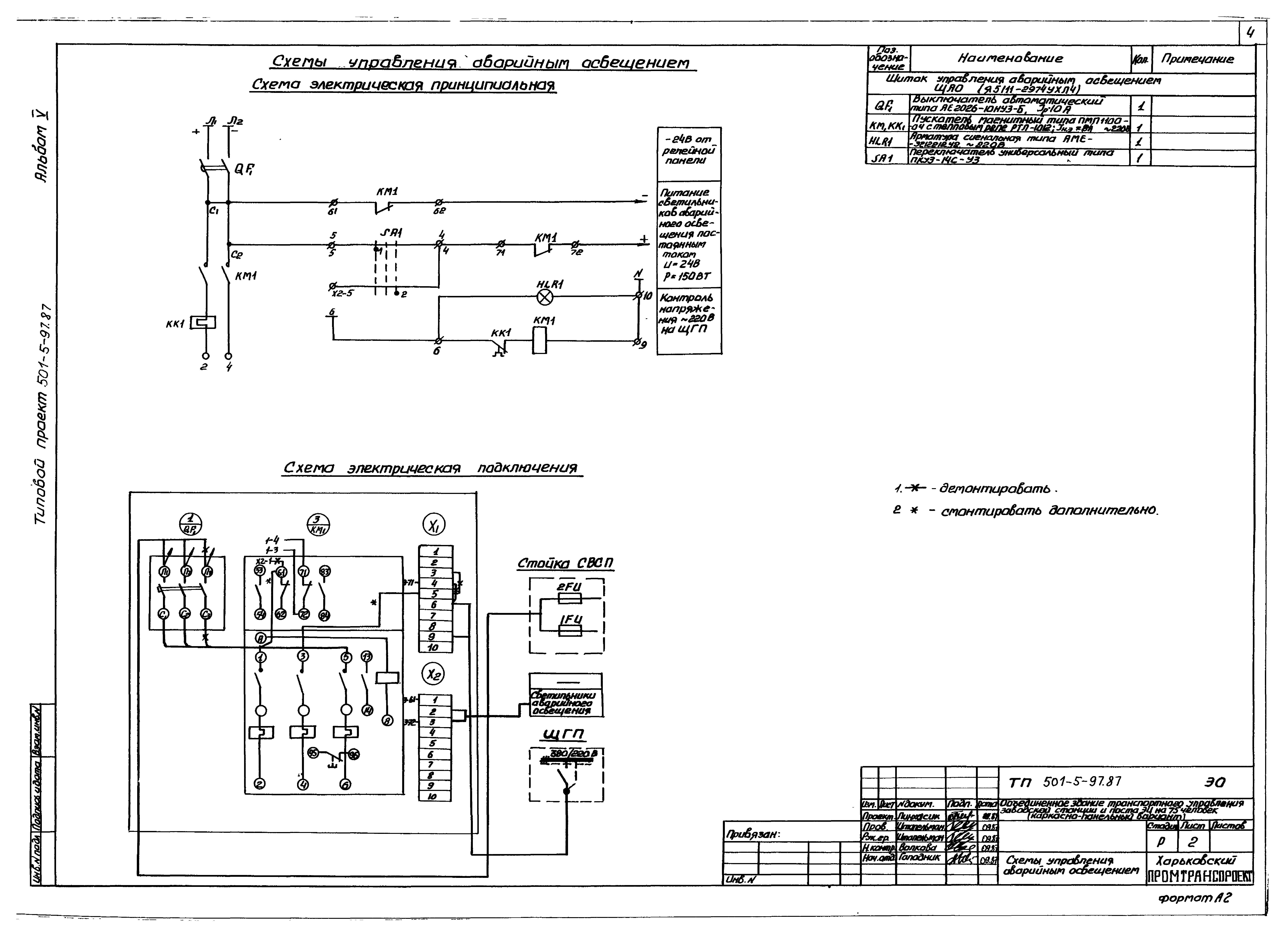 Типовой проект 501-5-97.87
