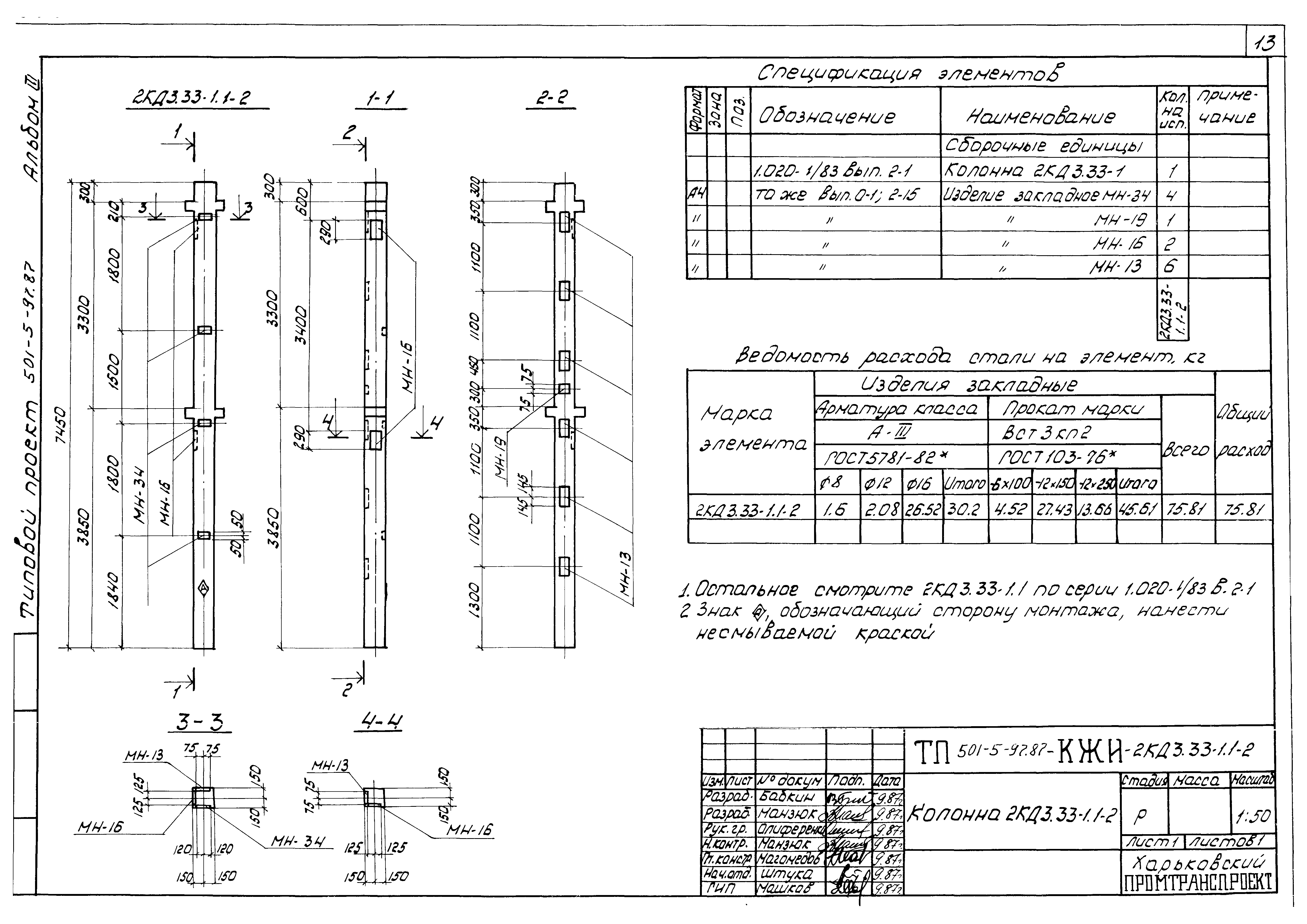 Типовой проект 501-5-97.87