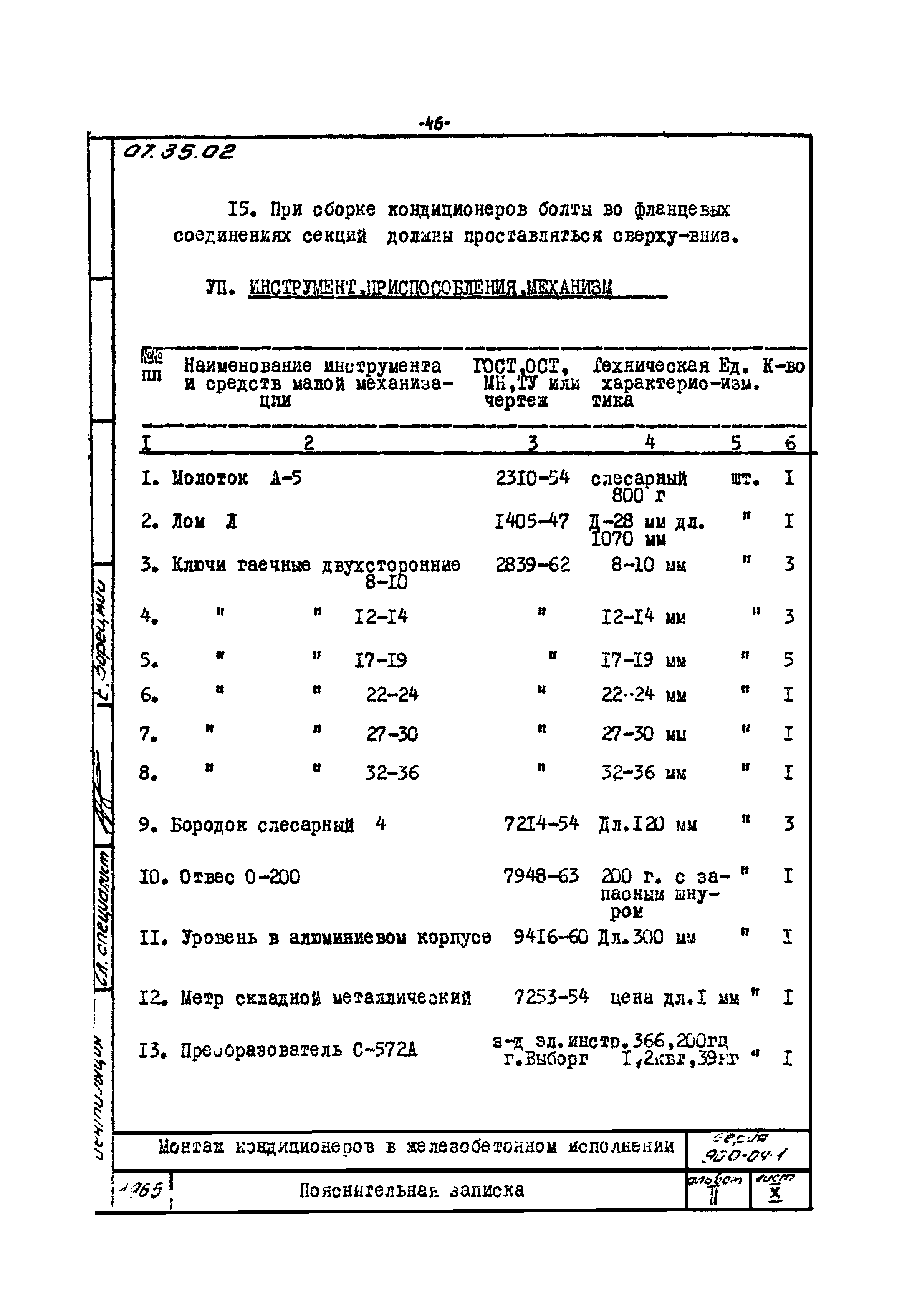 ТТК 07.35