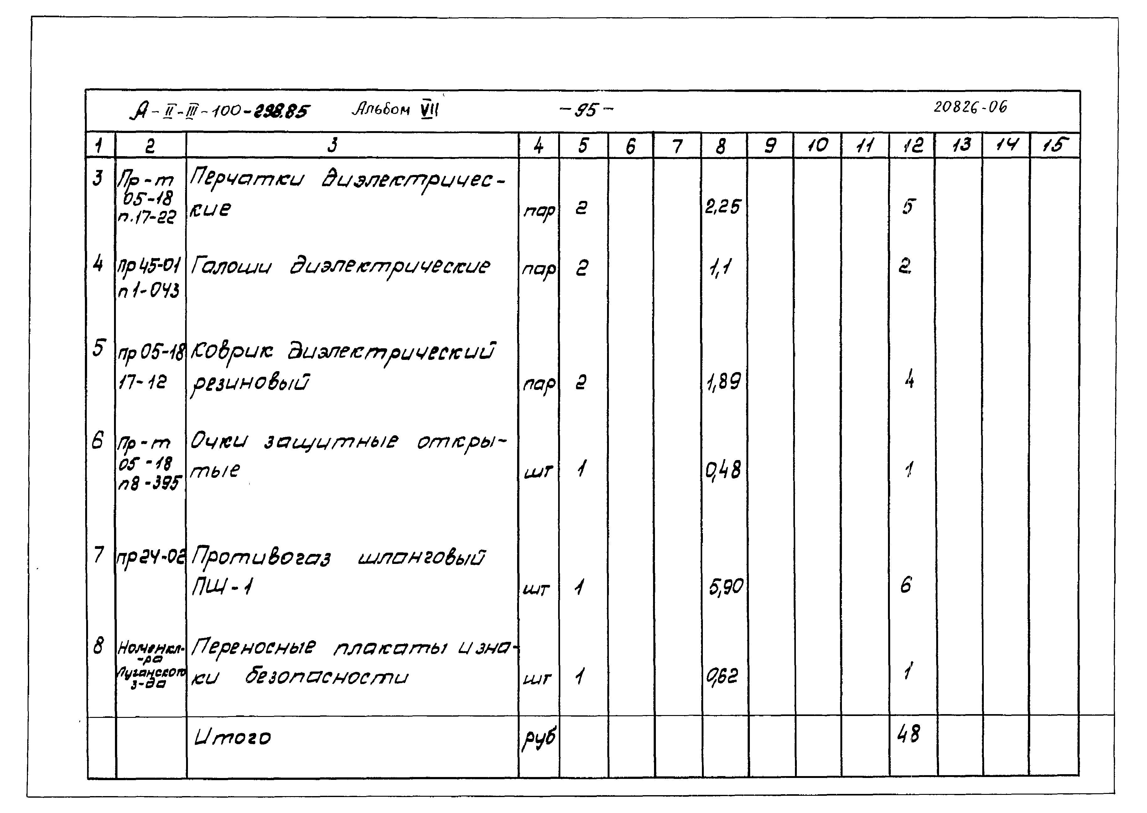 Типовой проект А-II,III-100-298.85