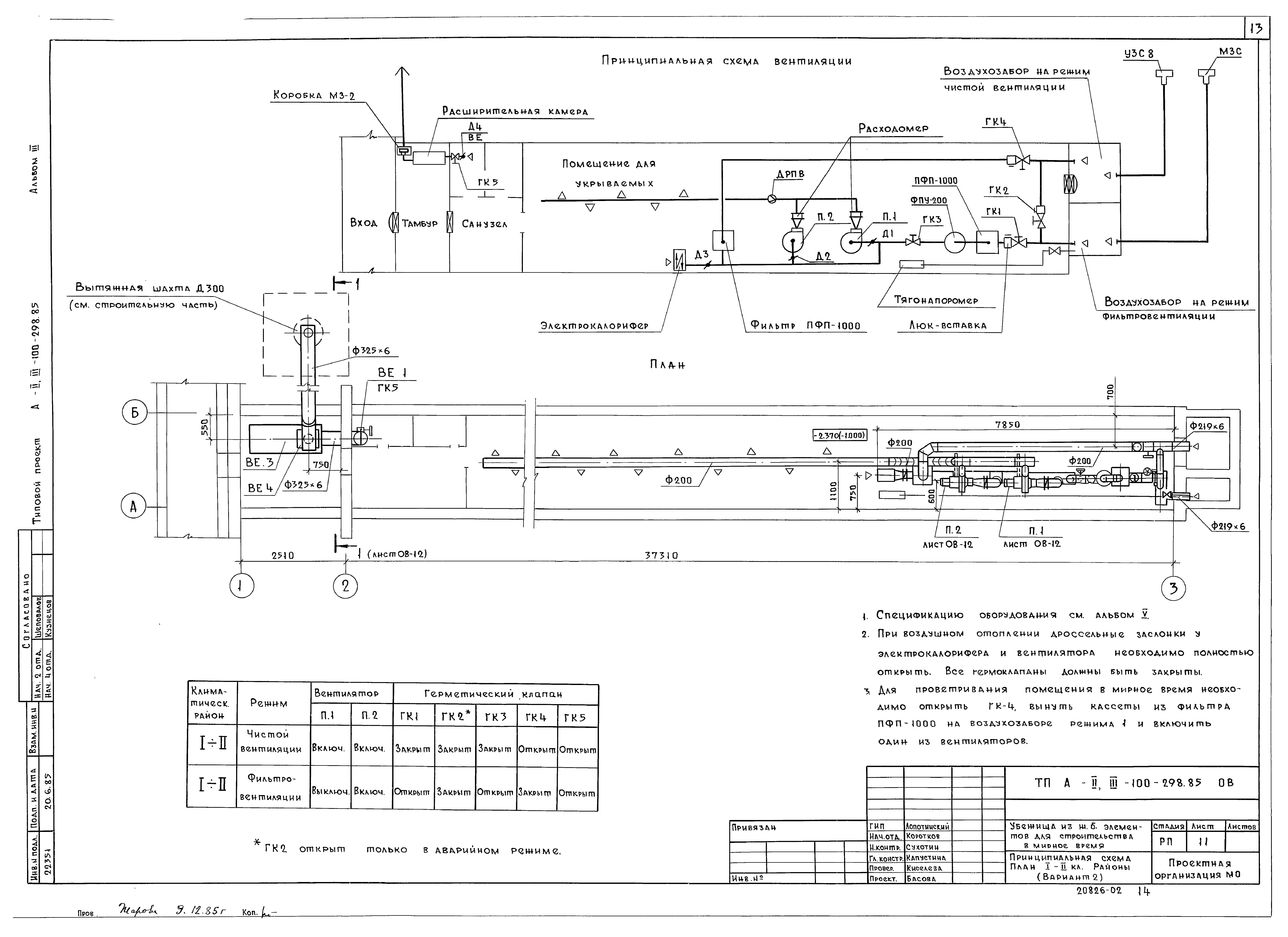 Типовой проект А-II,III-100-298.85