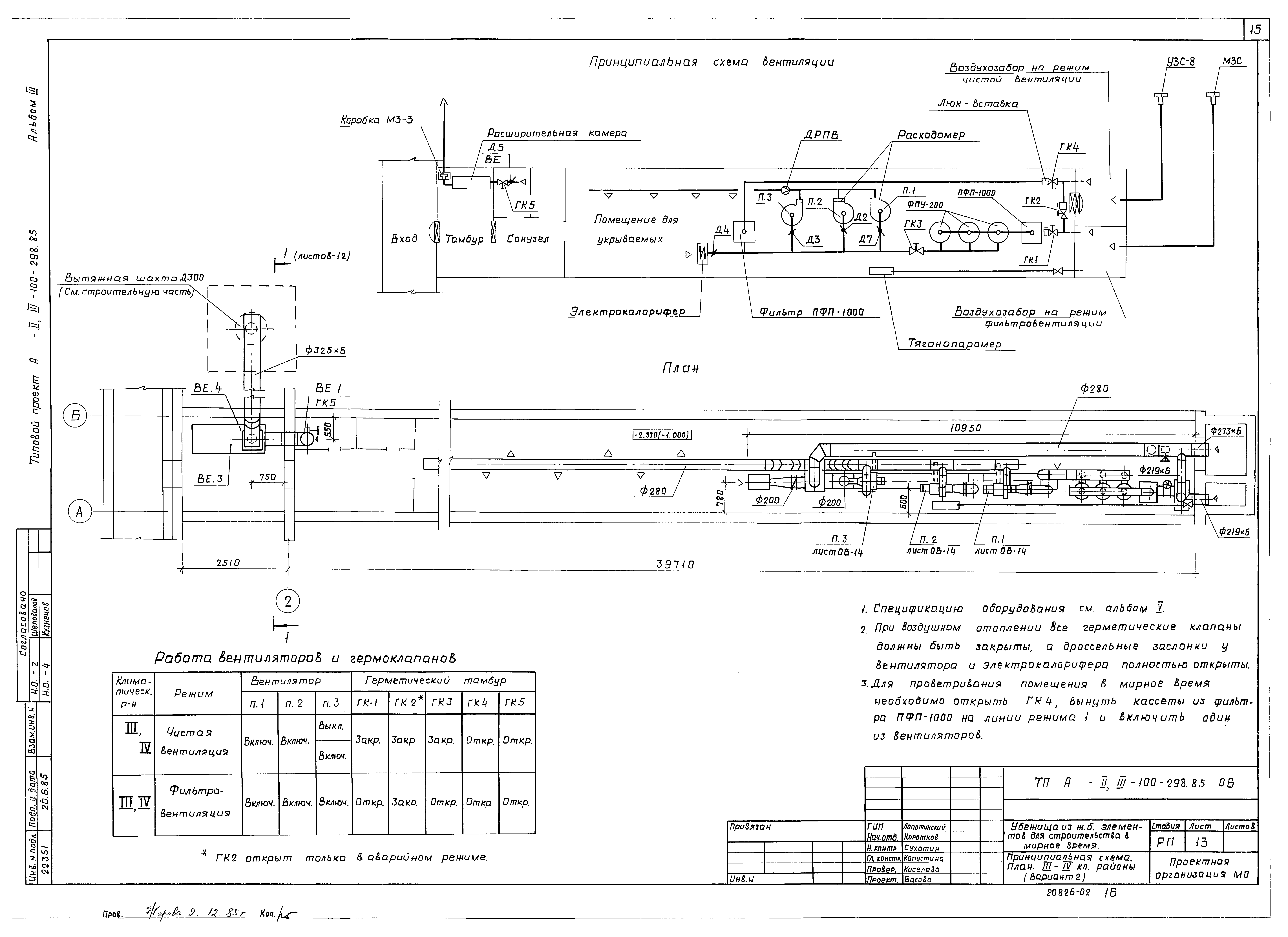 Типовой проект А-II,III-100-298.85