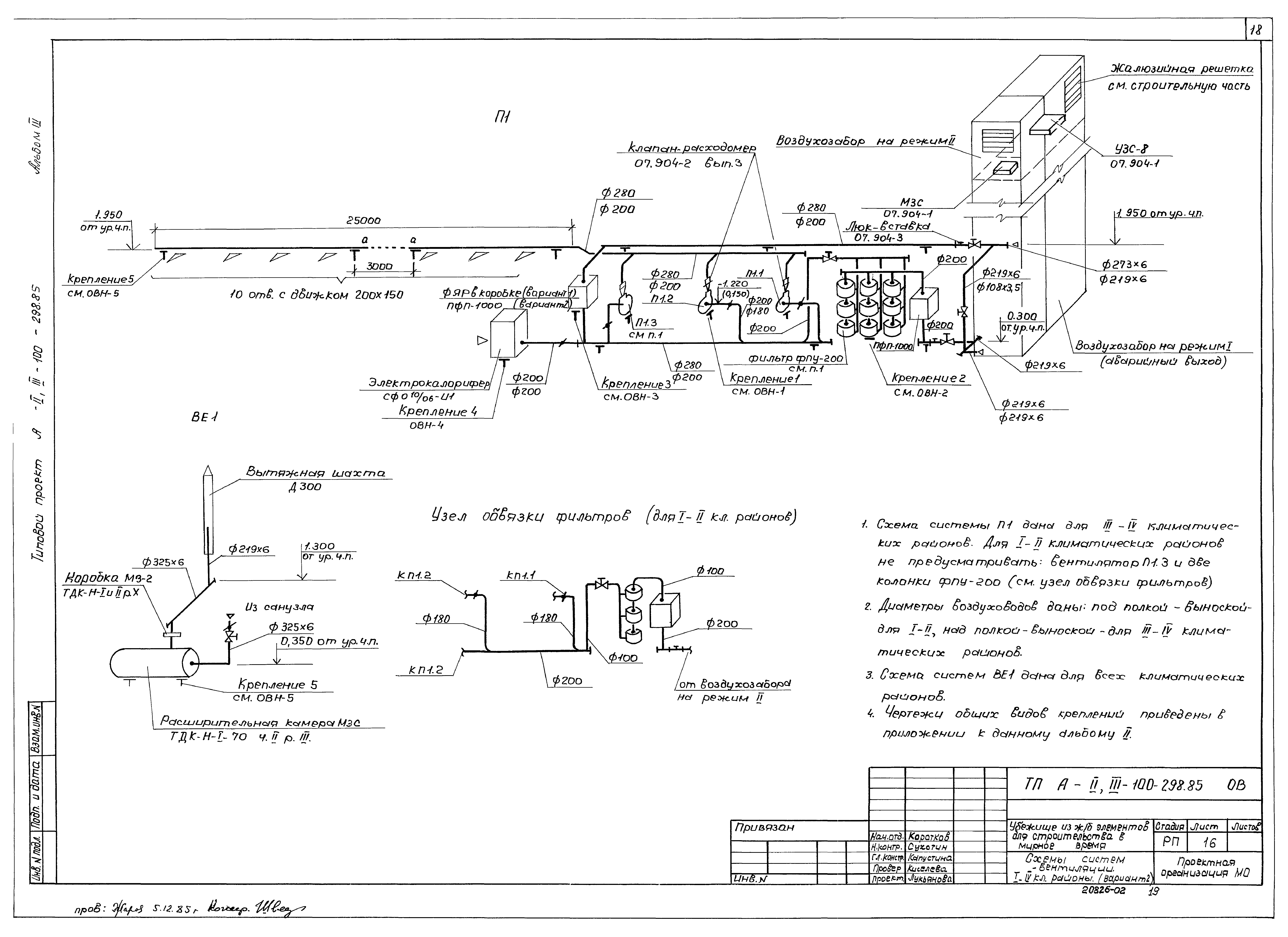 Типовой проект А-II,III-100-298.85