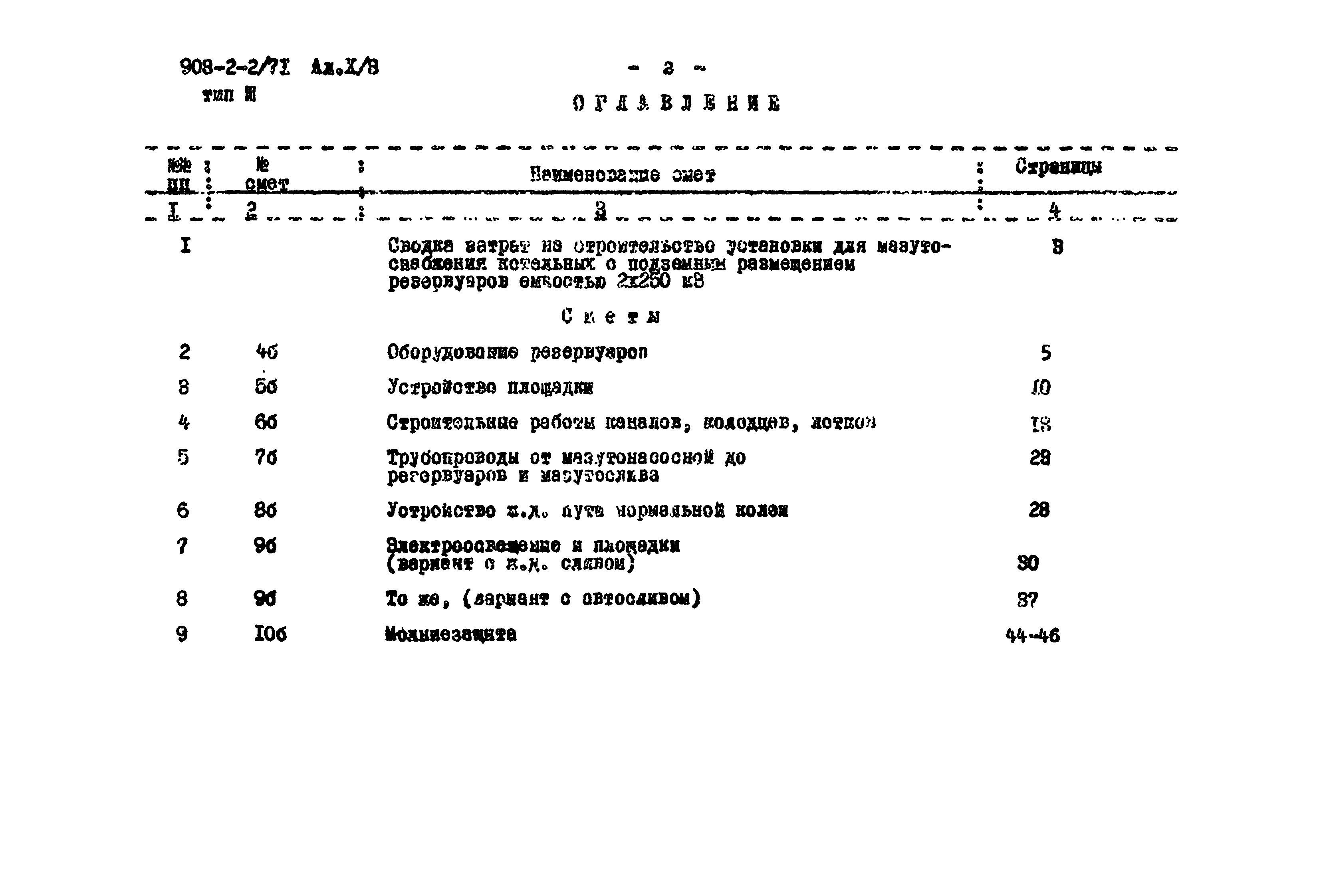 Типовой проект 903-2-2/71
