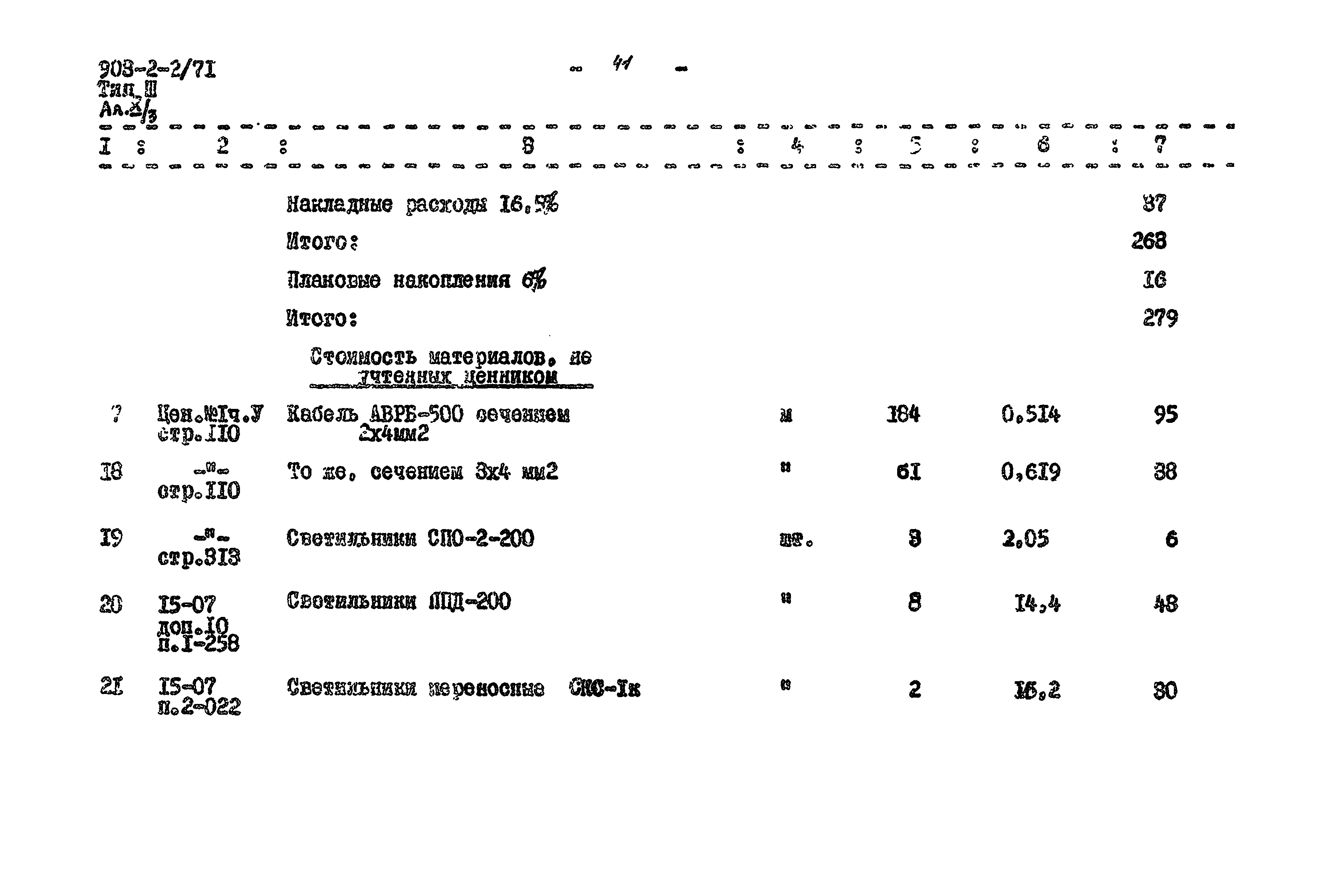 Типовой проект 903-2-2/71