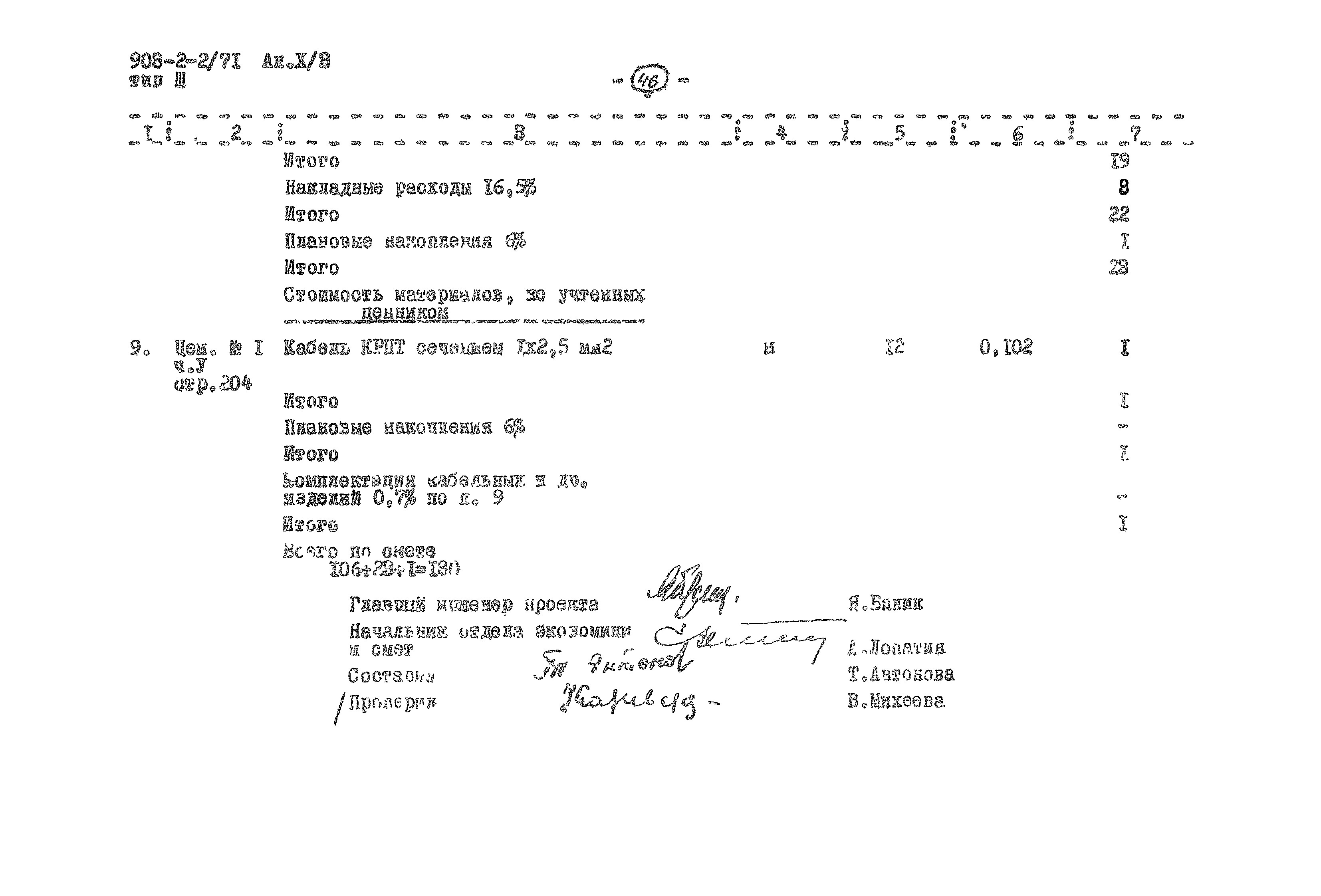 Типовой проект 903-2-2/71