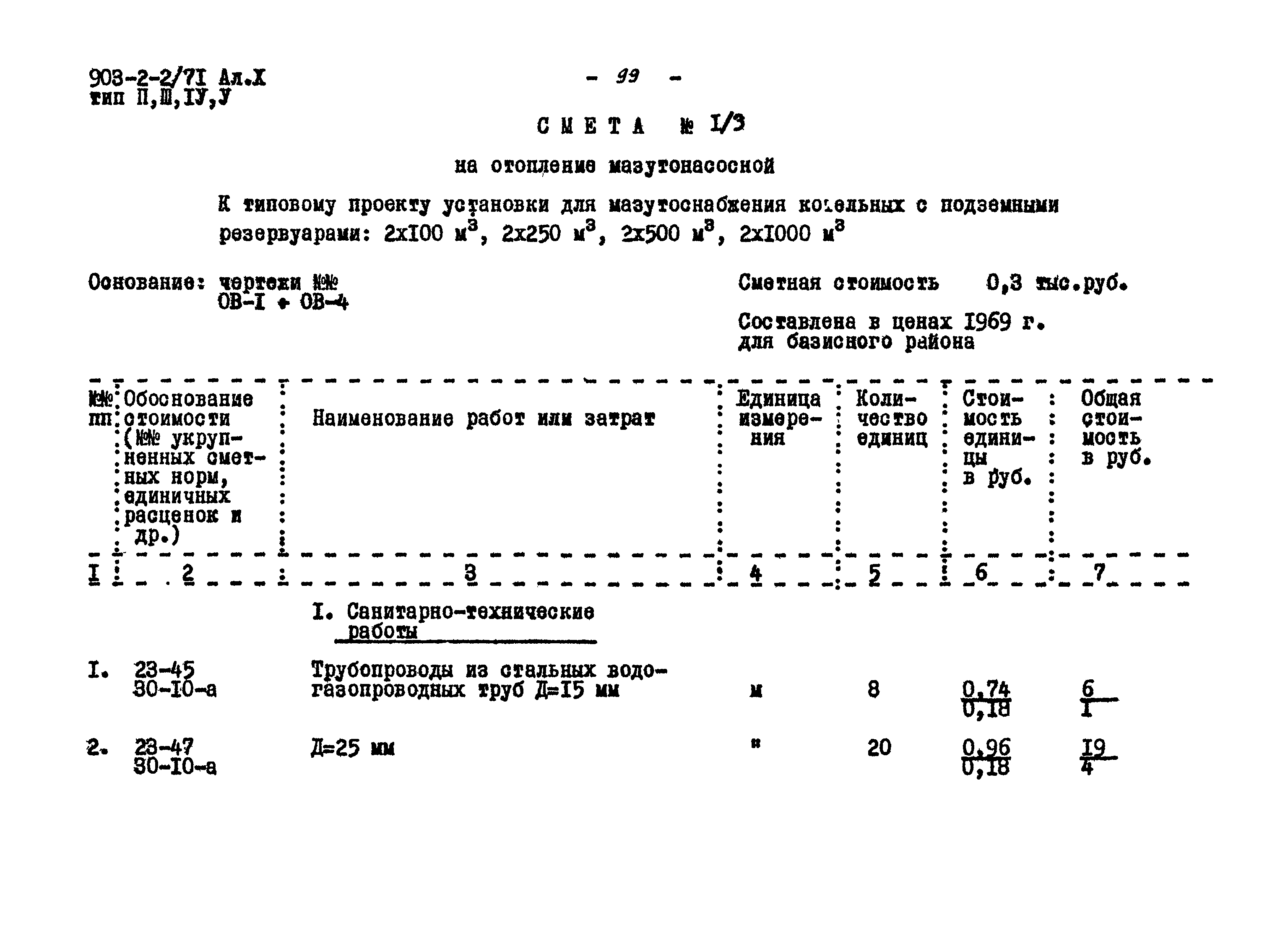 Типовой проект 903-2-2/71