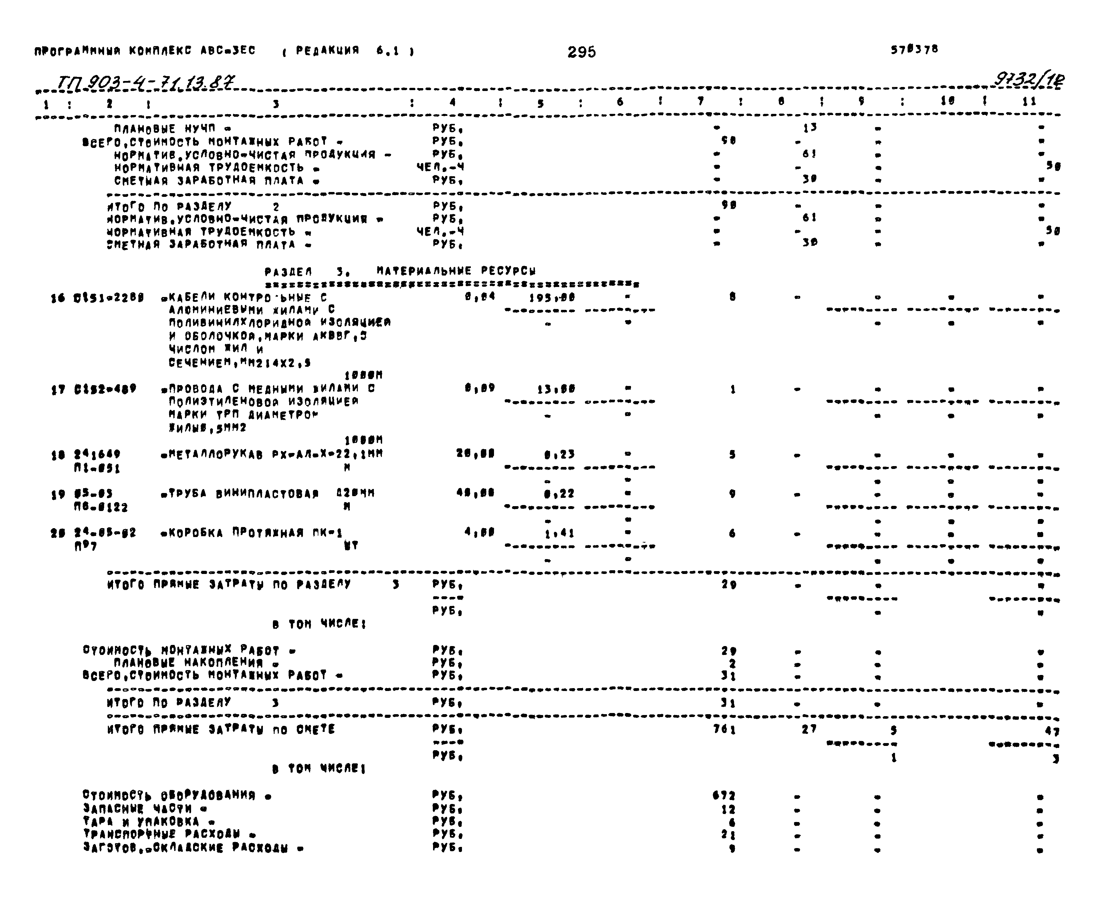 Типовой проект 903-4-71.13.87