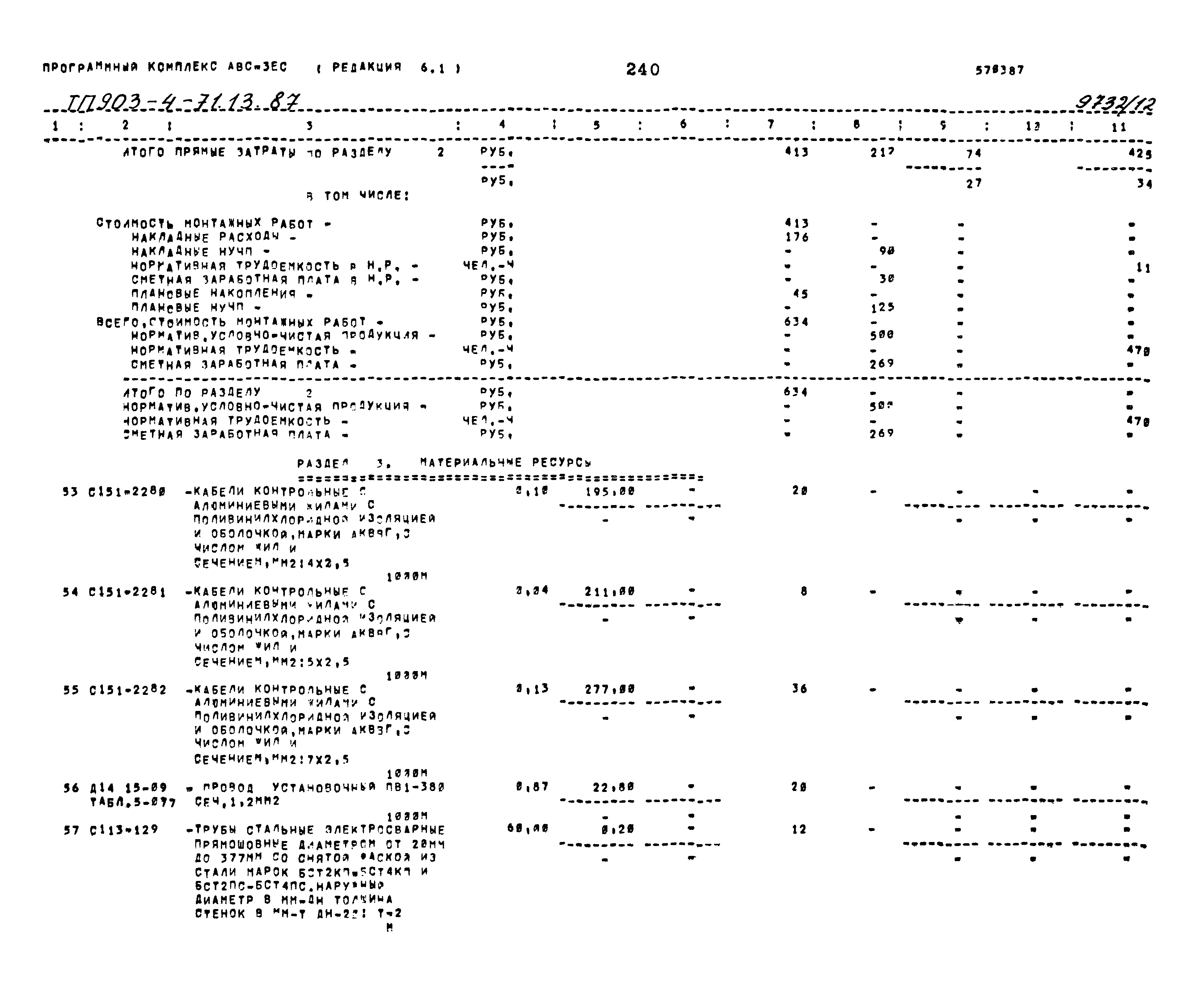 Типовой проект 903-4-71.13.87