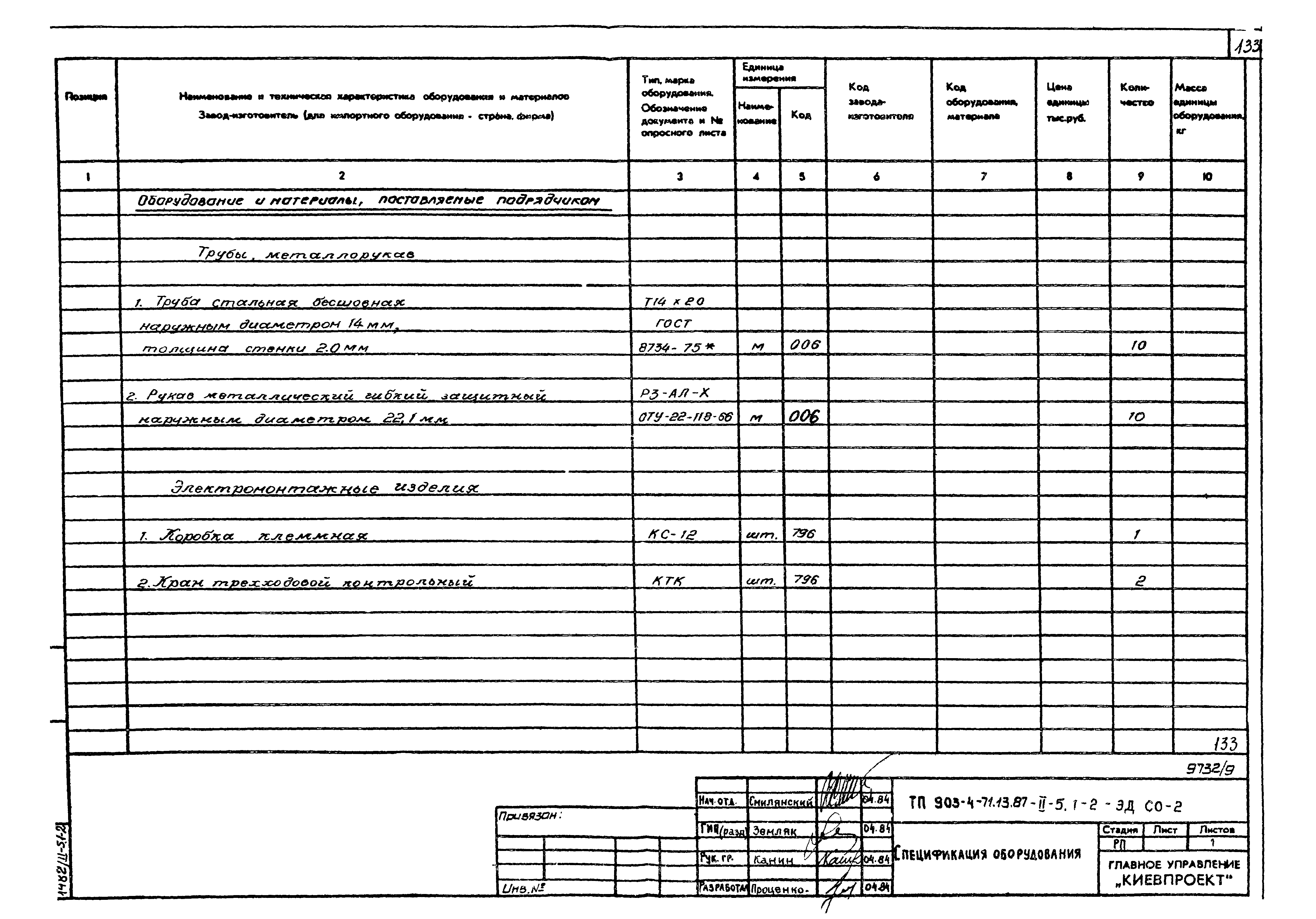 Типовой проект 903-4-71.13.87