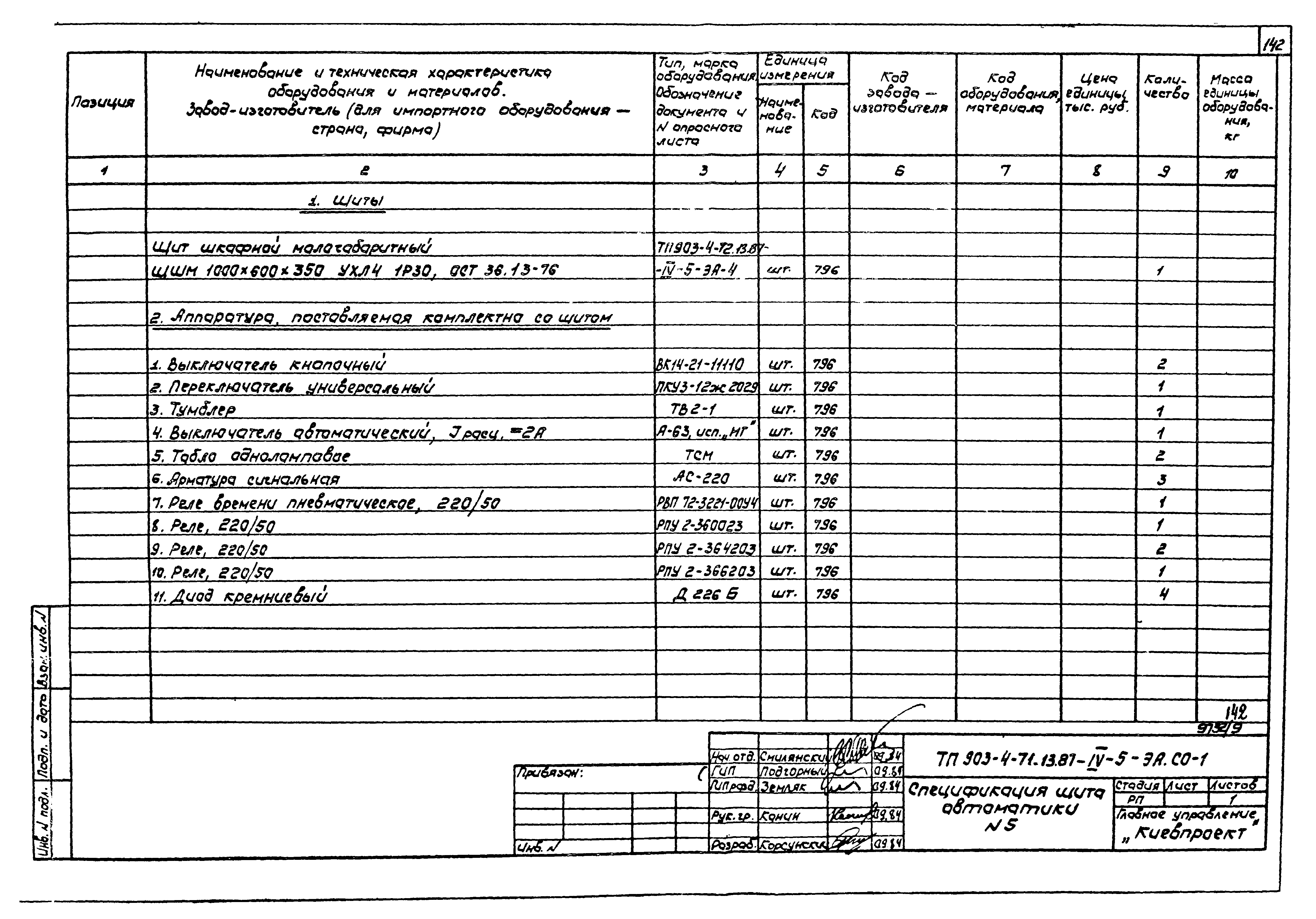 Типовой проект 903-4-71.13.87