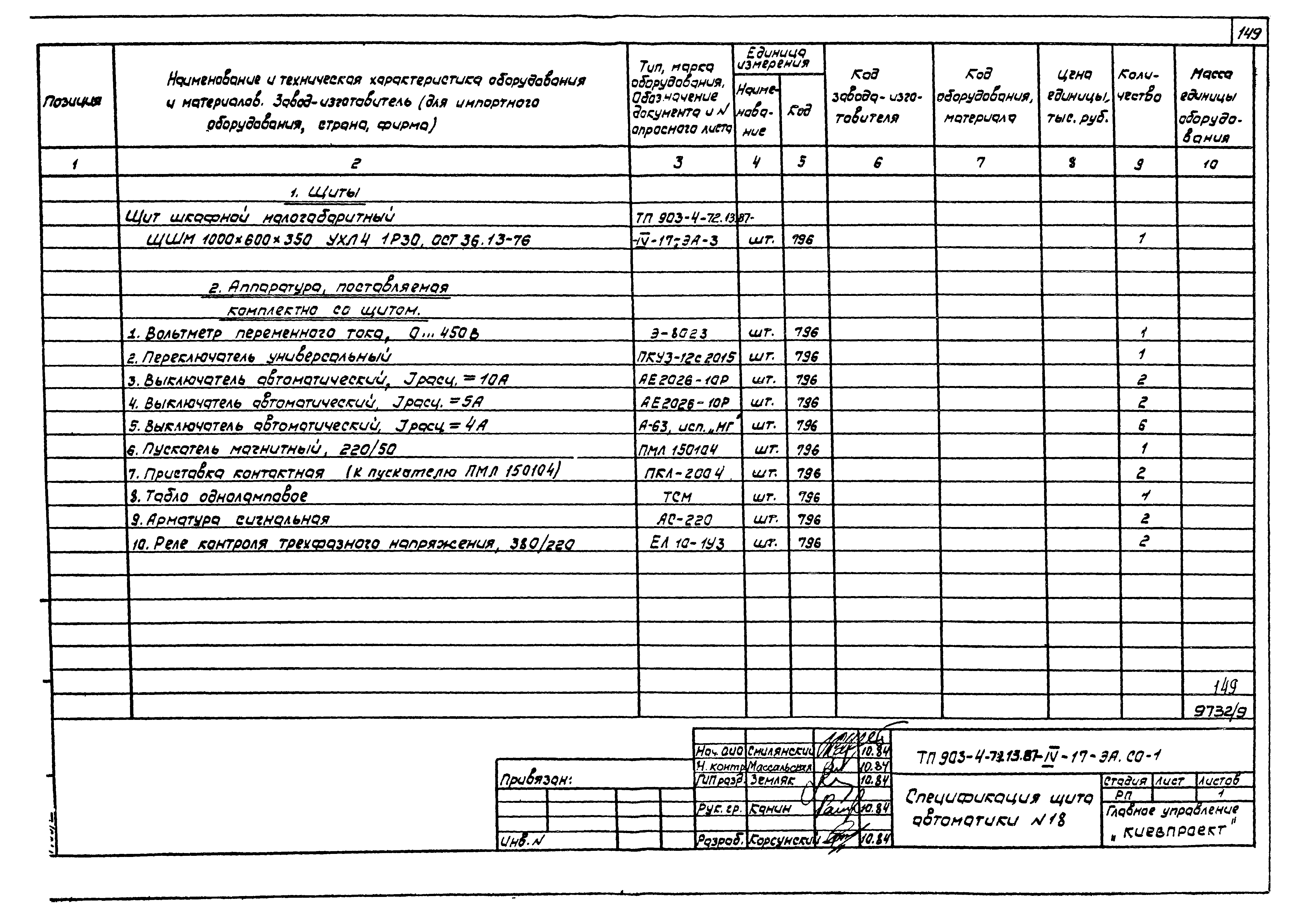 Типовой проект 903-4-71.13.87