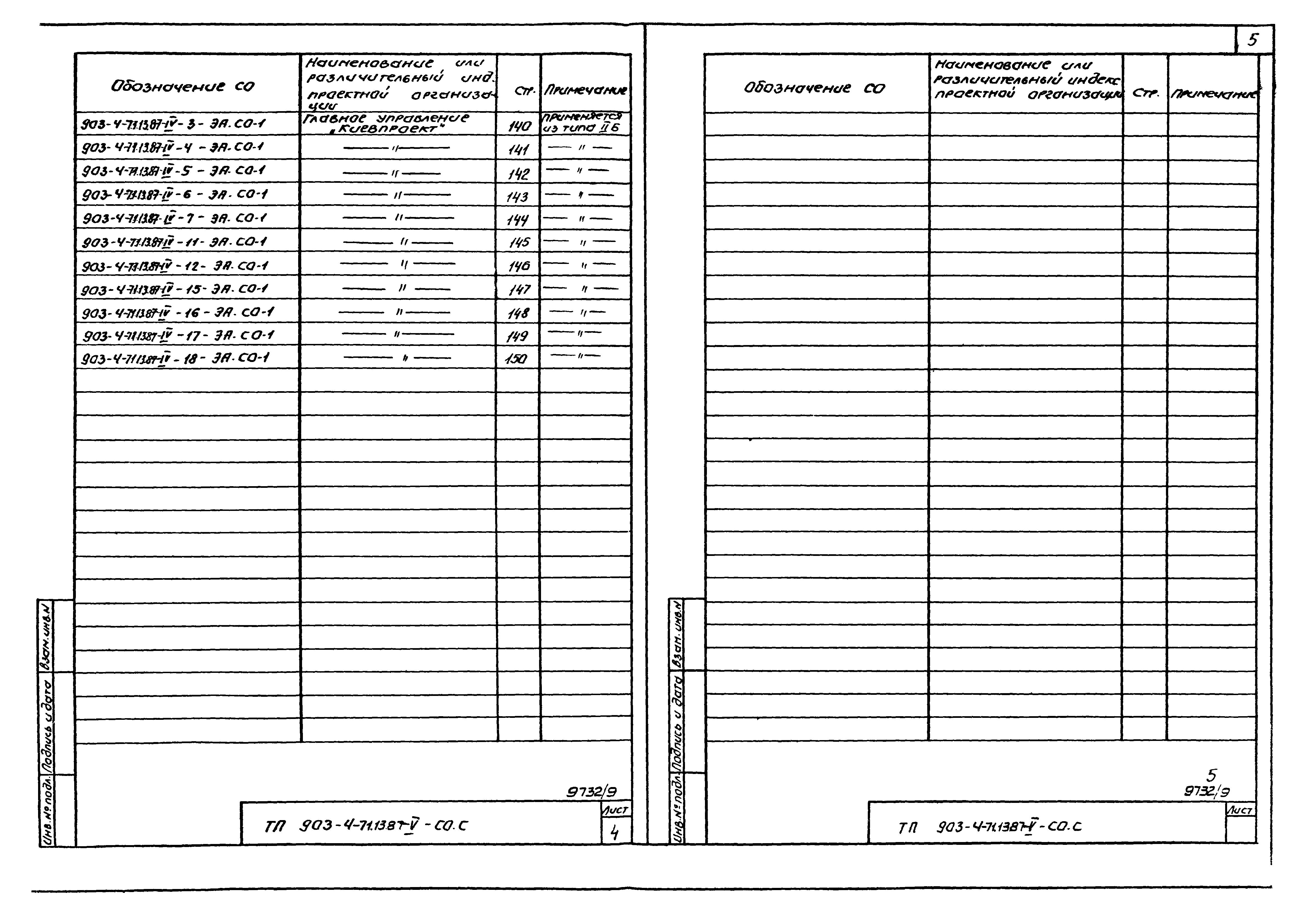 Типовой проект 903-4-71.13.87