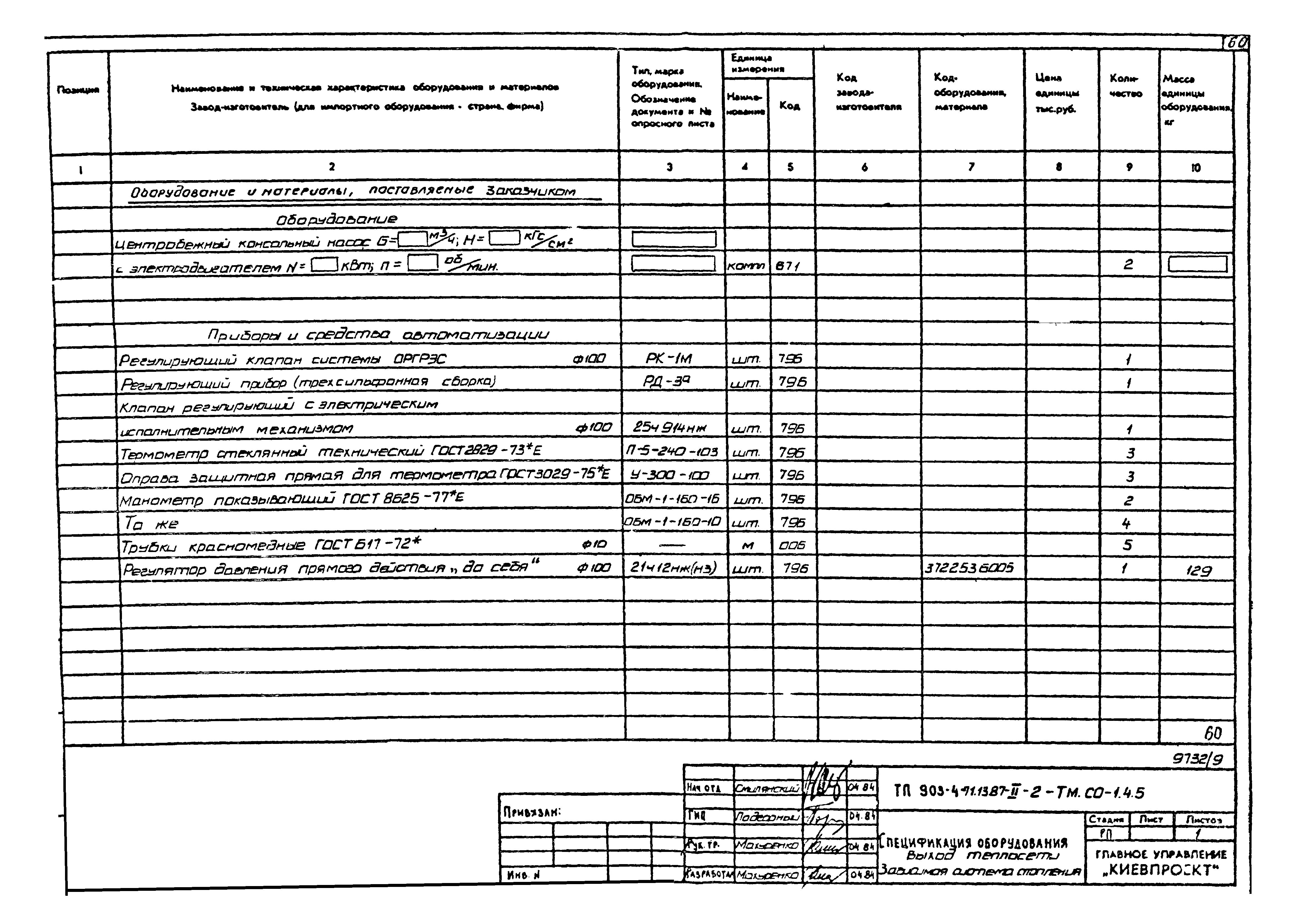 Типовой проект 903-4-71.13.87