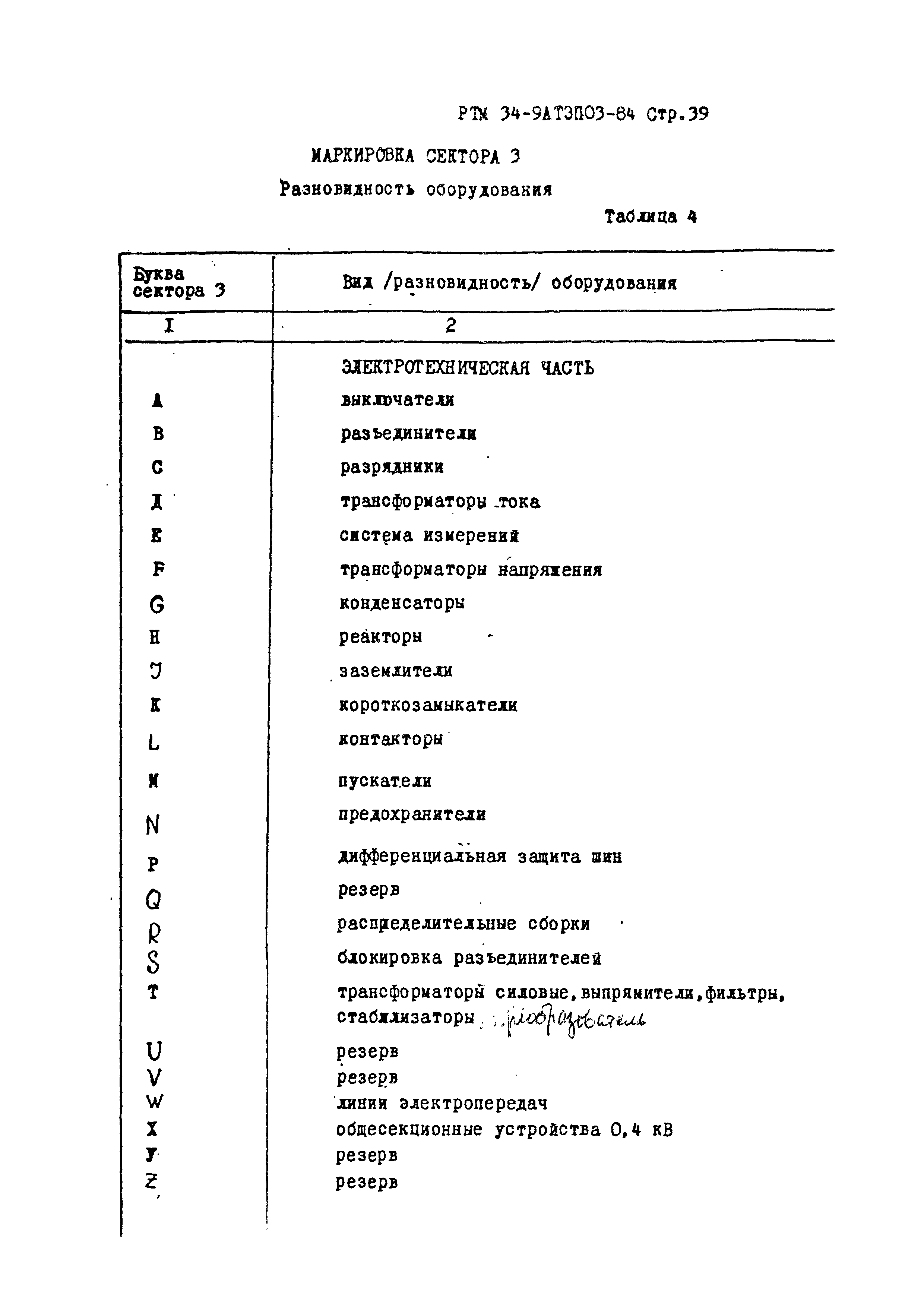 РТМ 34-9АТЭПОЗ-84