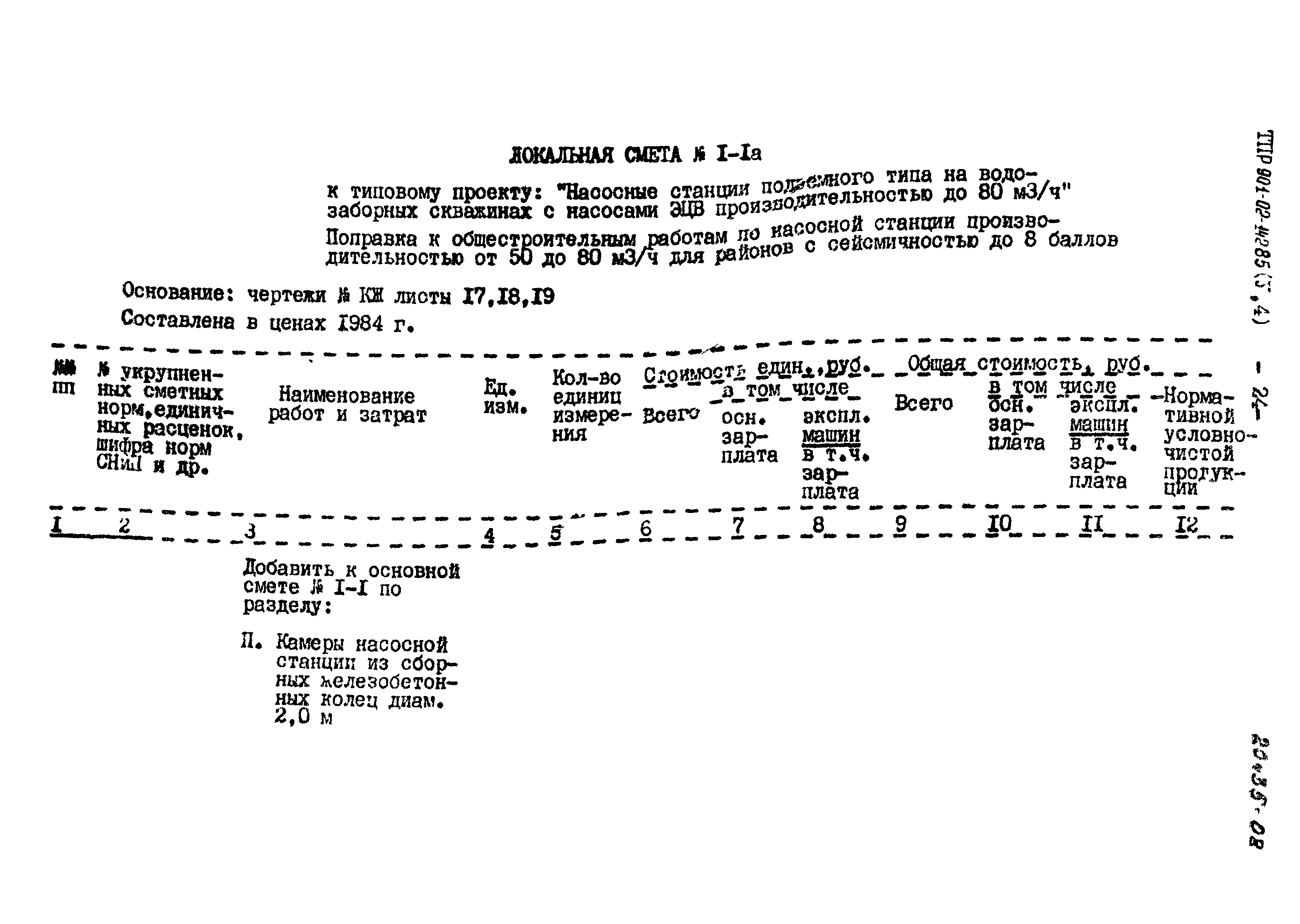 Типовые проектные решения 901-02-142.85