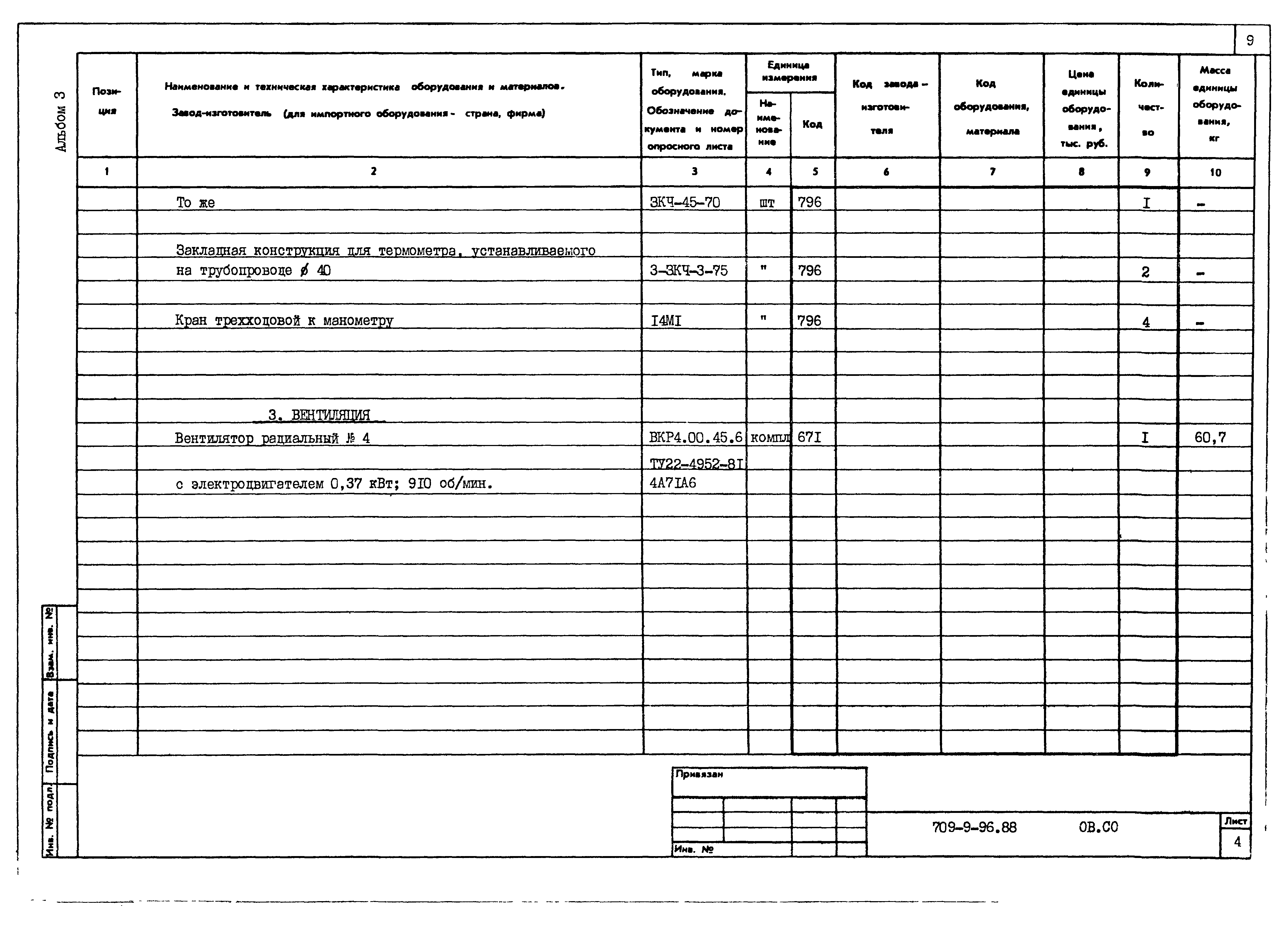 Типовой проект 709-9-96.88