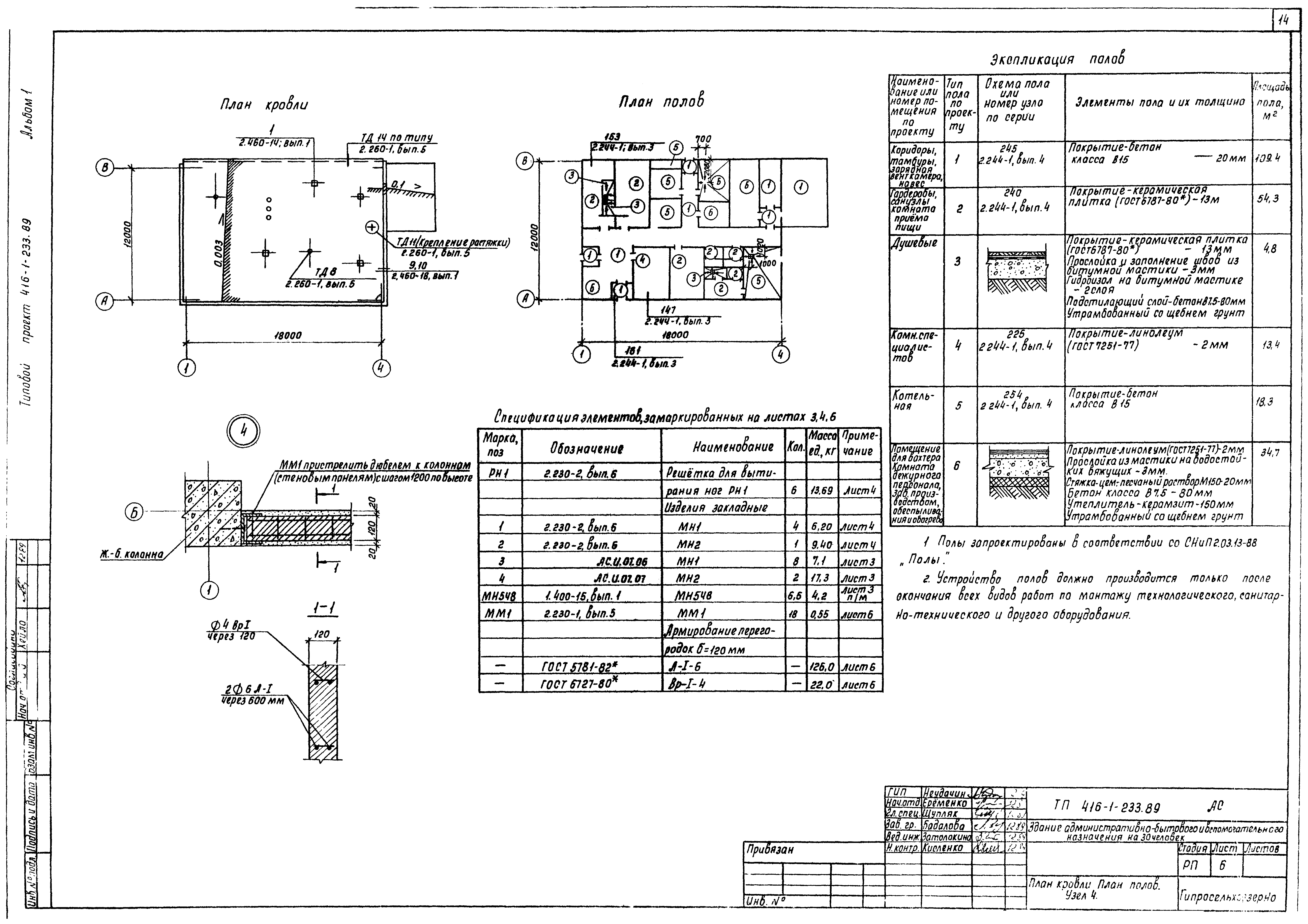 Типовой проект 416-1-233.89
