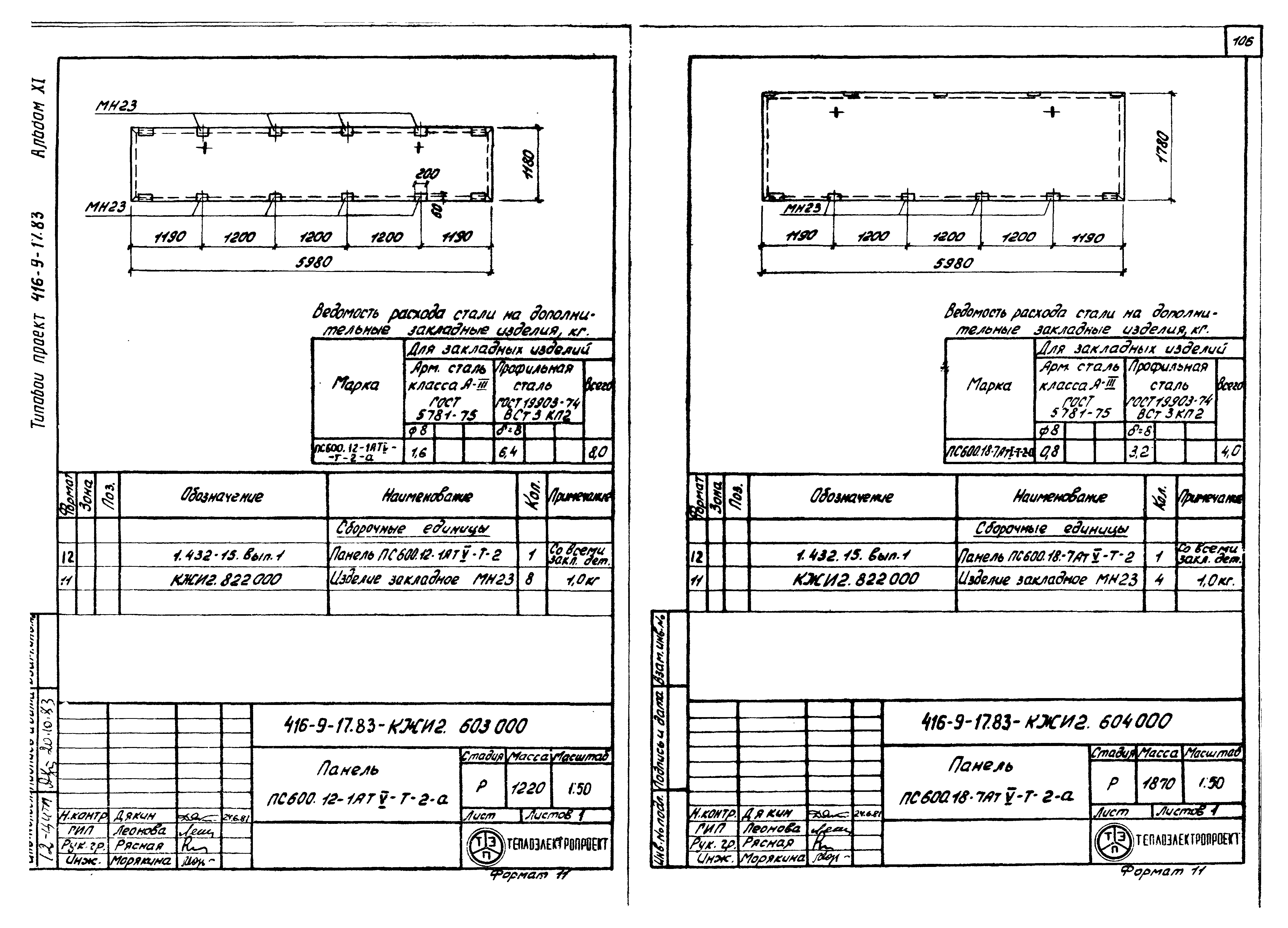 Типовой проект 416-9-17.83