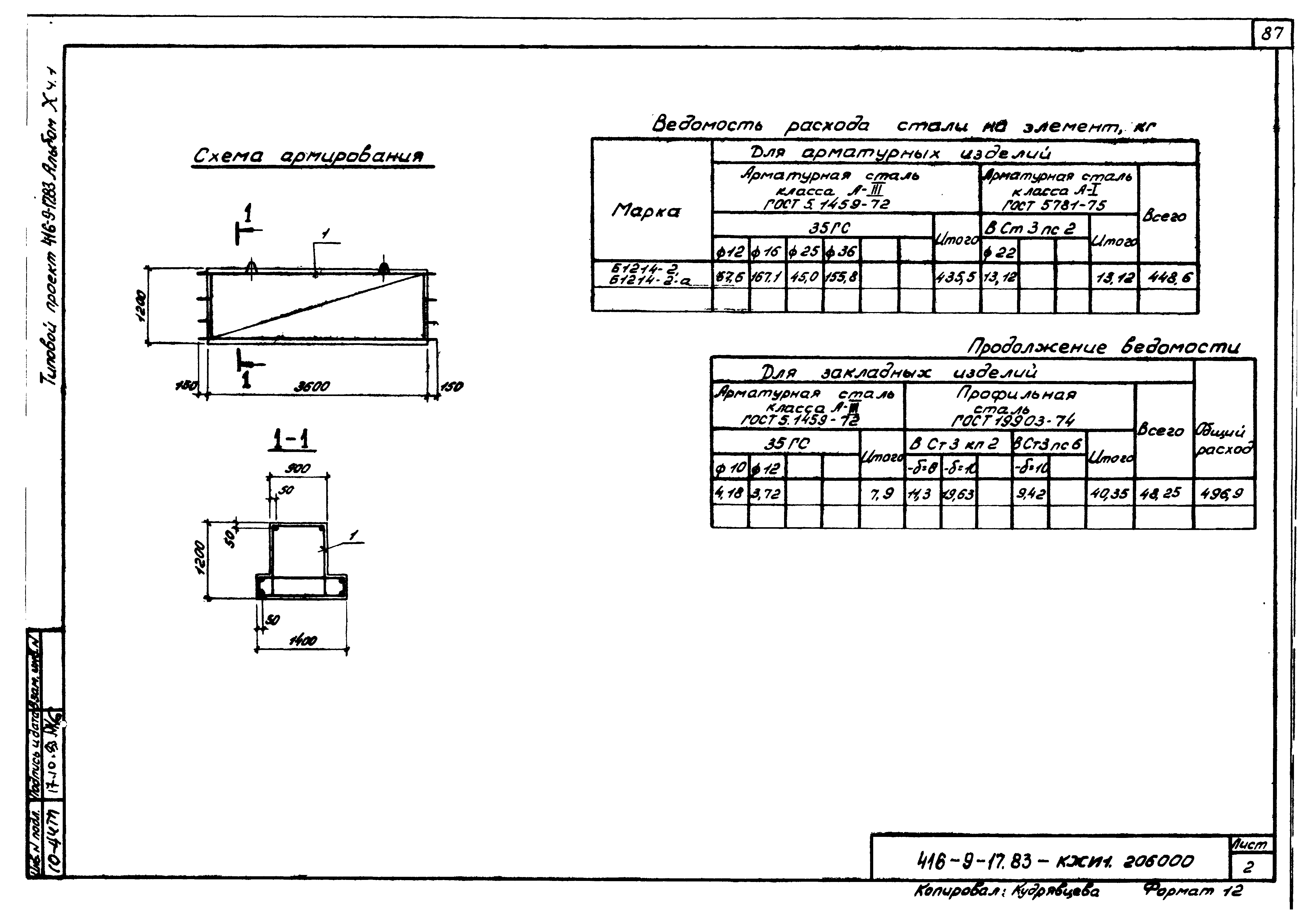 Типовой проект 416-9-17.83
