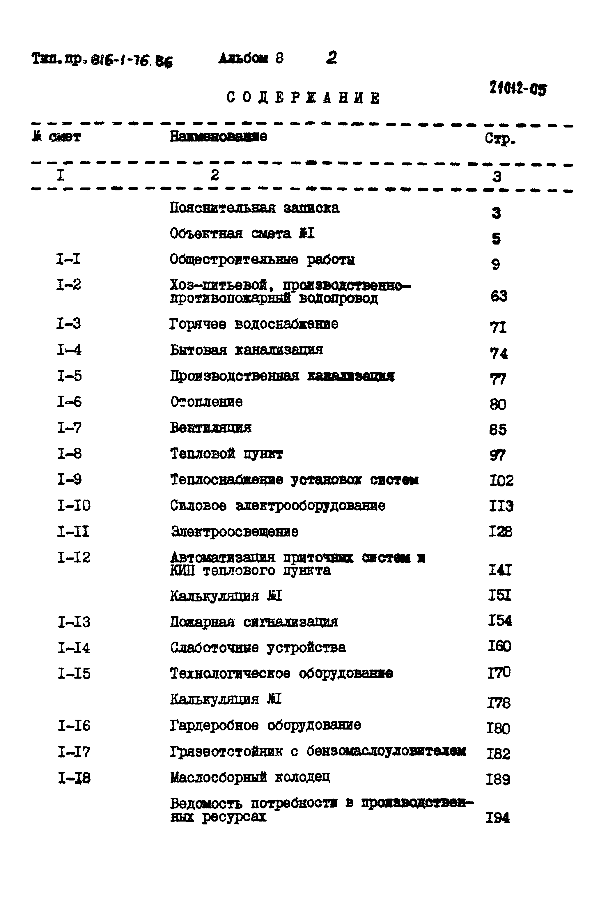 Типовой проект 816-1-76.86