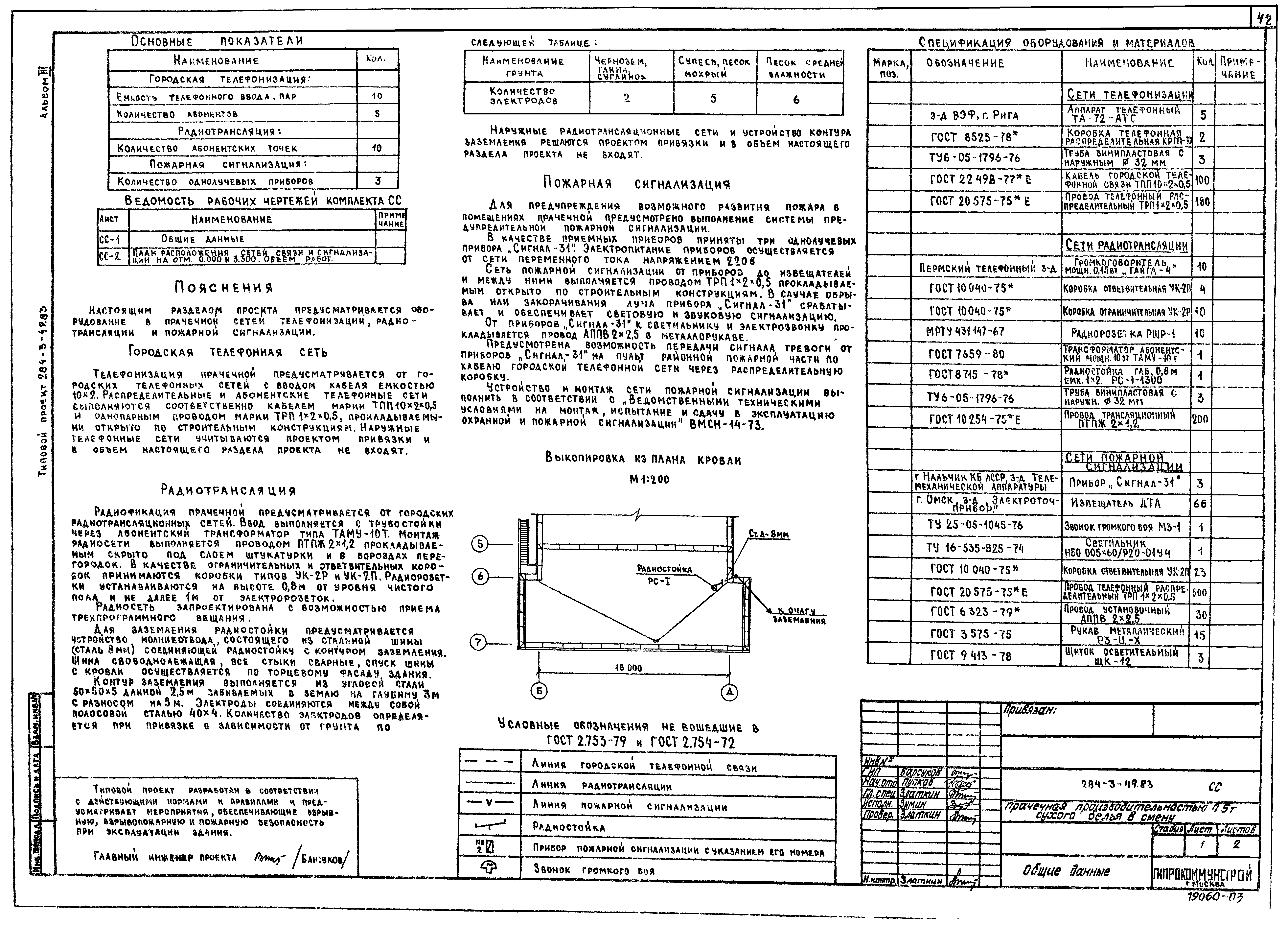 Типовой проект 284-3-49.83