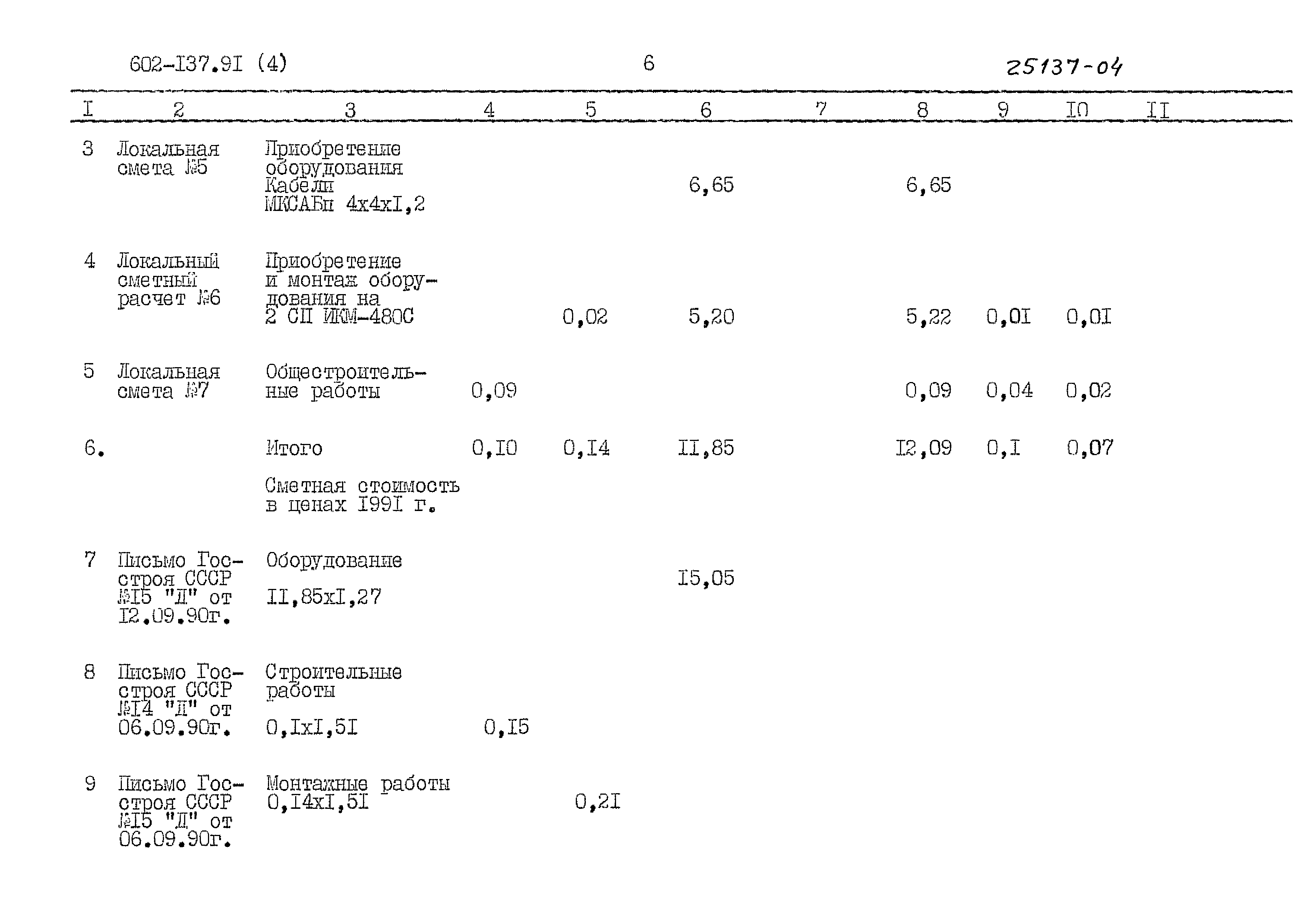 Типовой проект 602-137.91