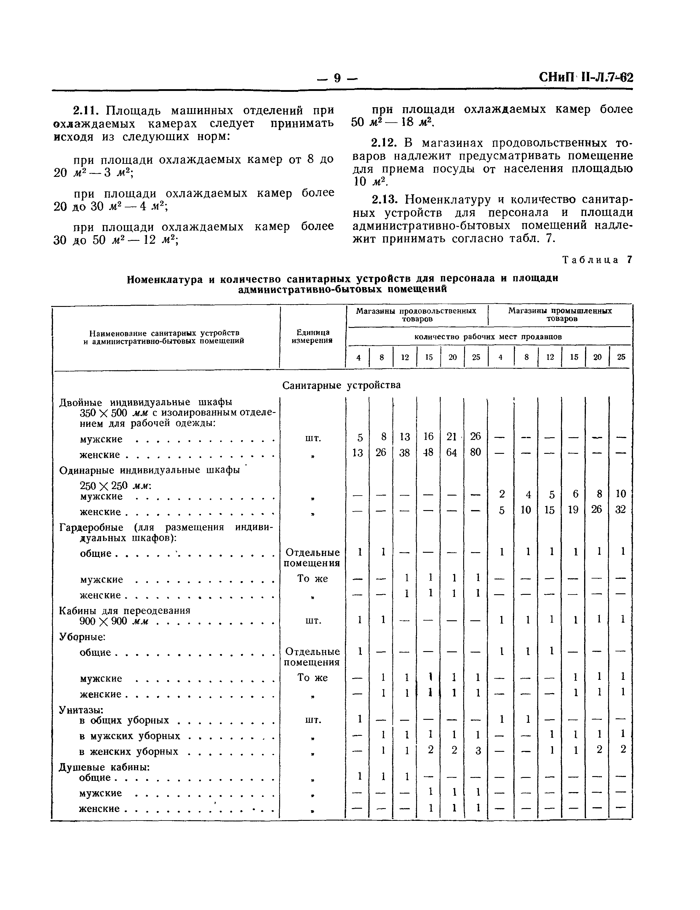 СНиП II-Л.7-62