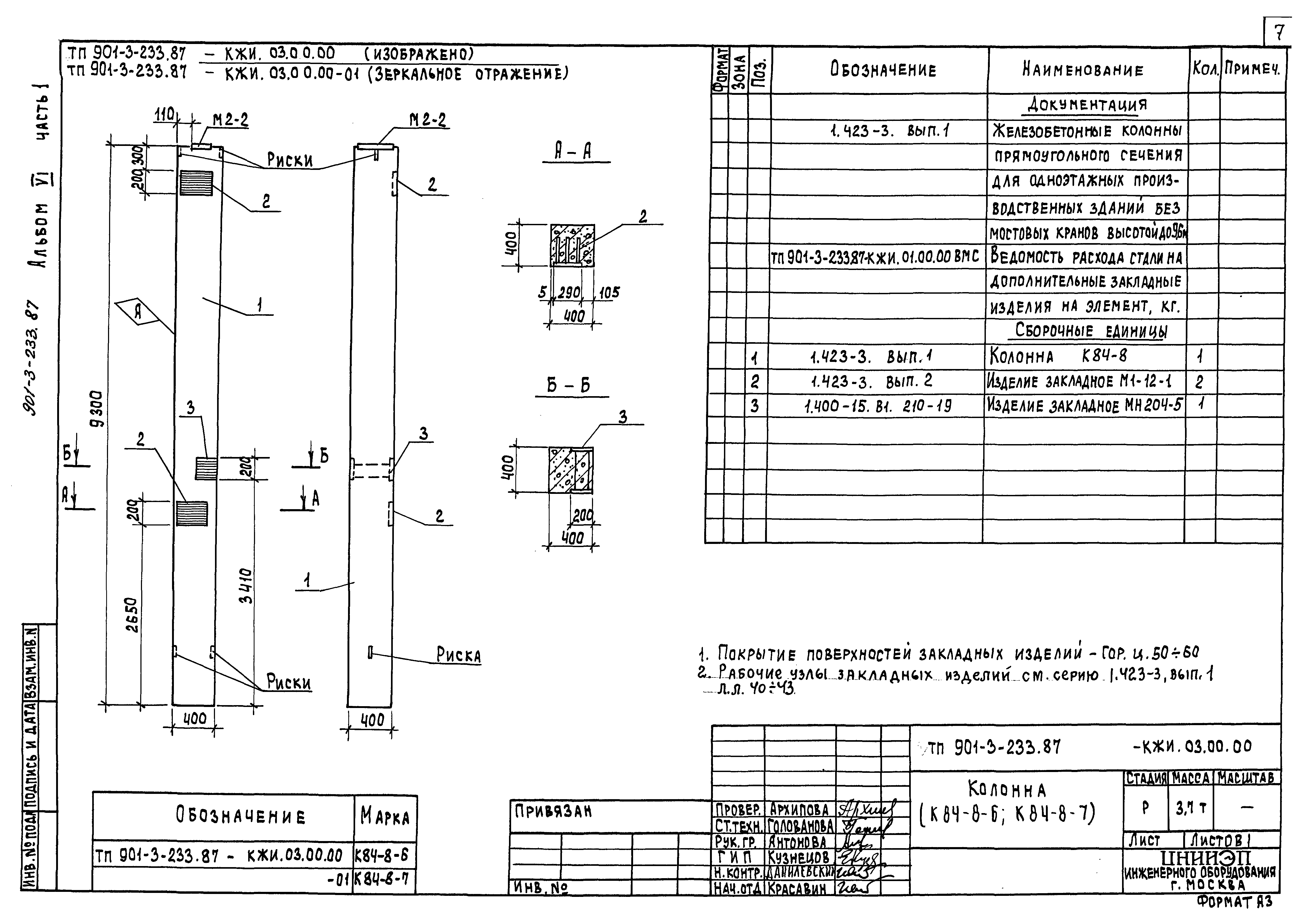 Типовой проект 901-3-234.87