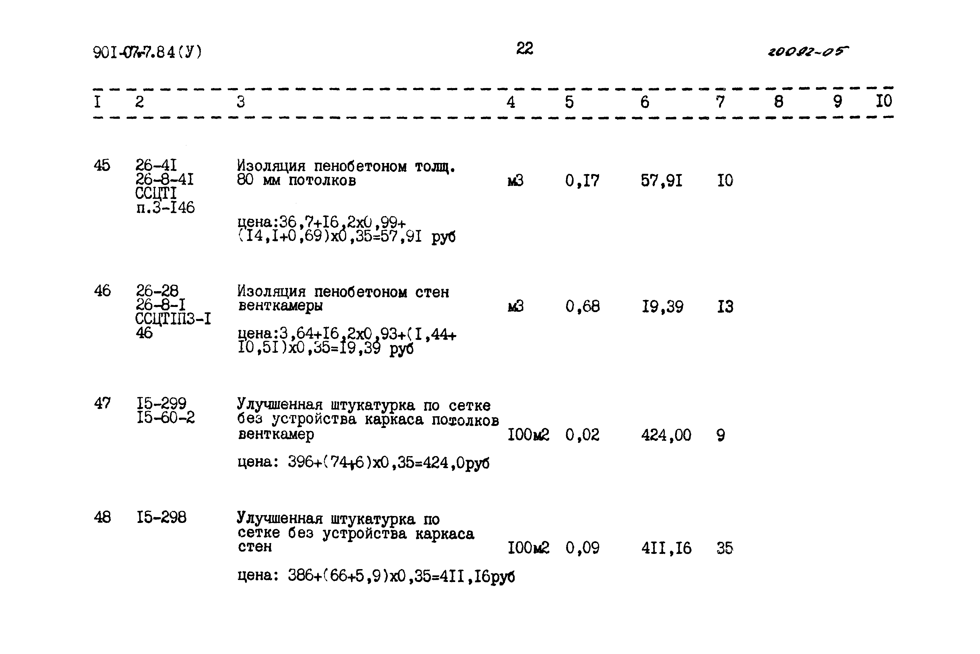 Типовые проектные решения 901-07-7.84