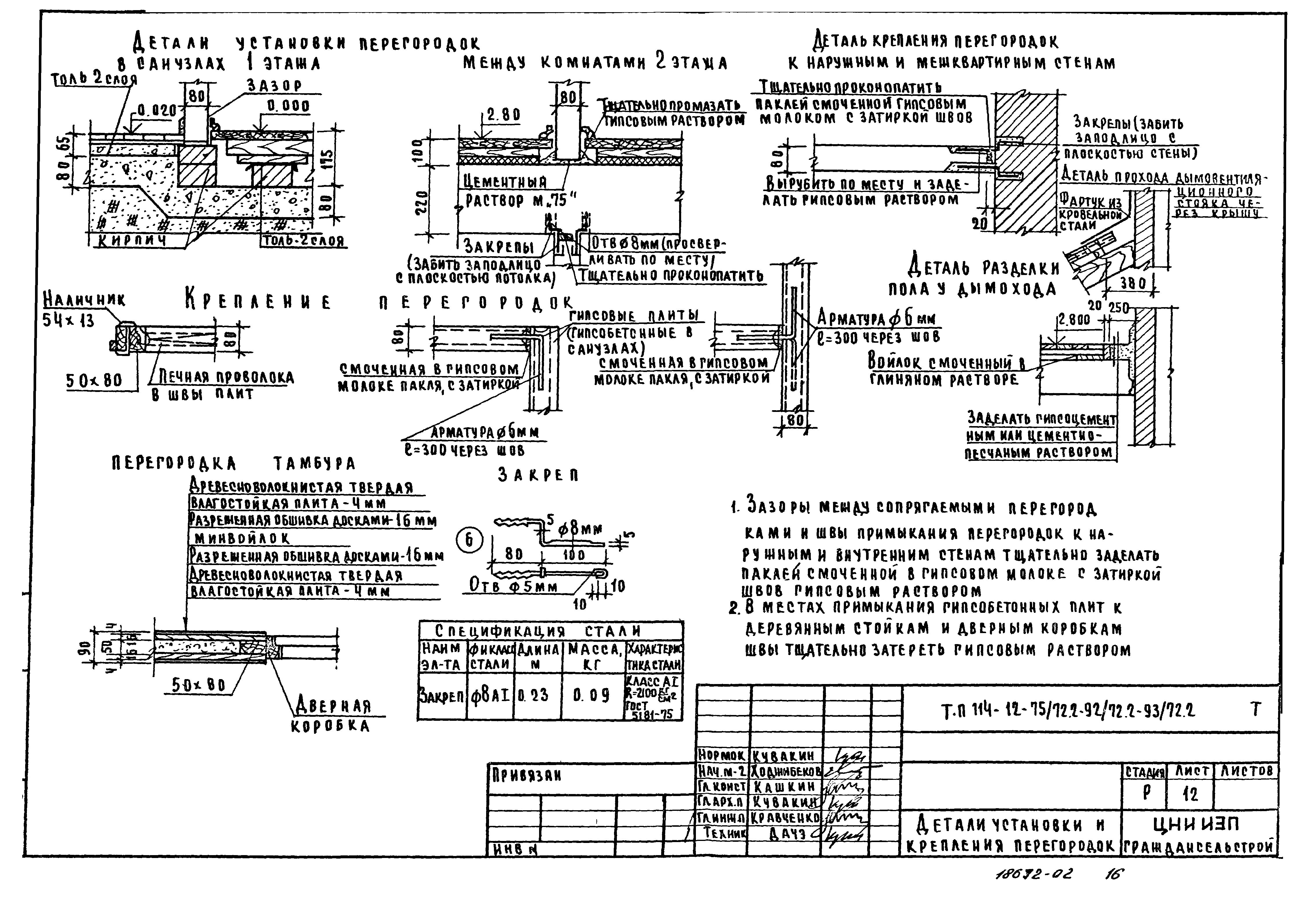 Типовой проект 114-12-75/72.2