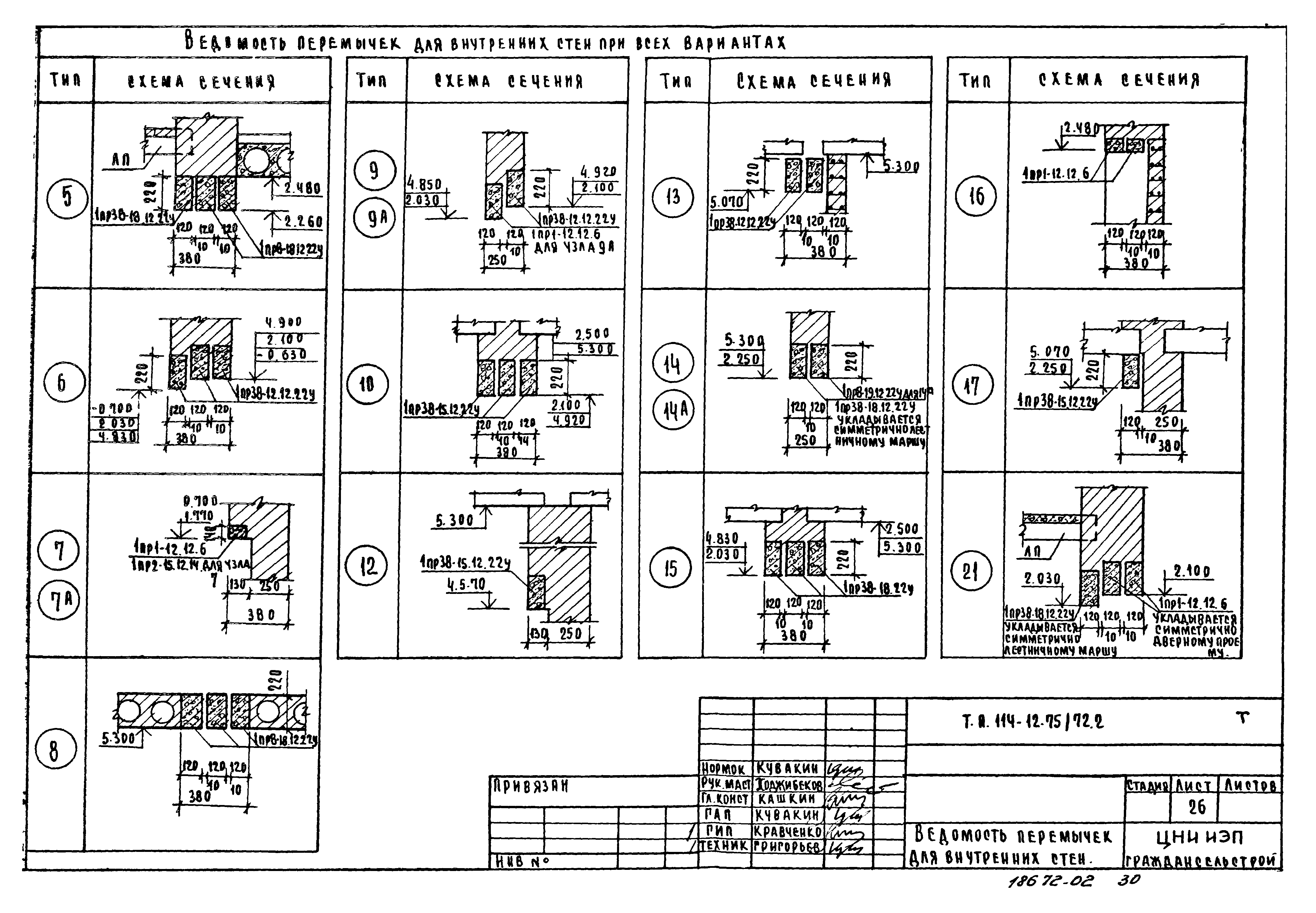 Типовой проект 114-12-75/72.2