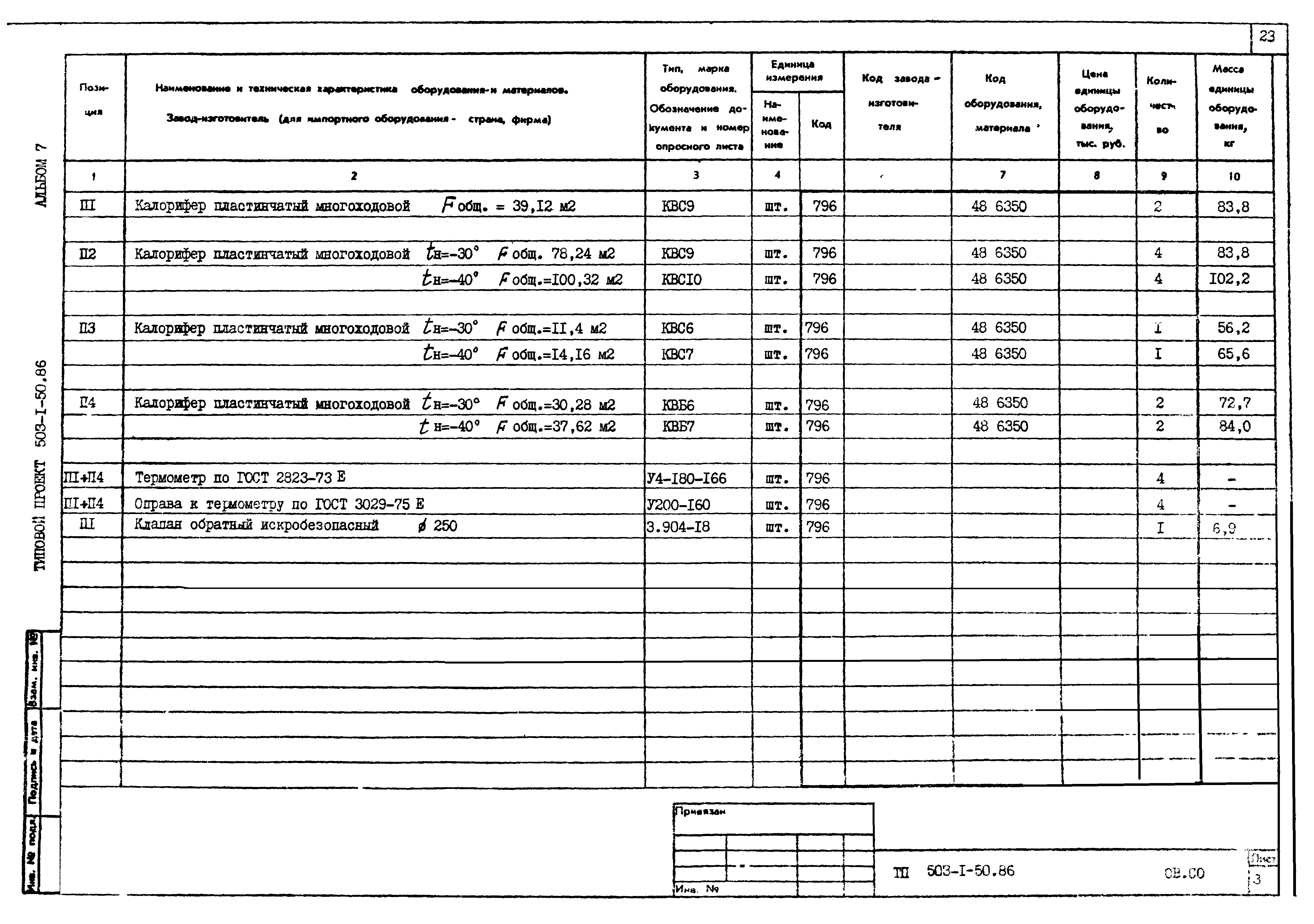 Типовой проект 503-1-50.86