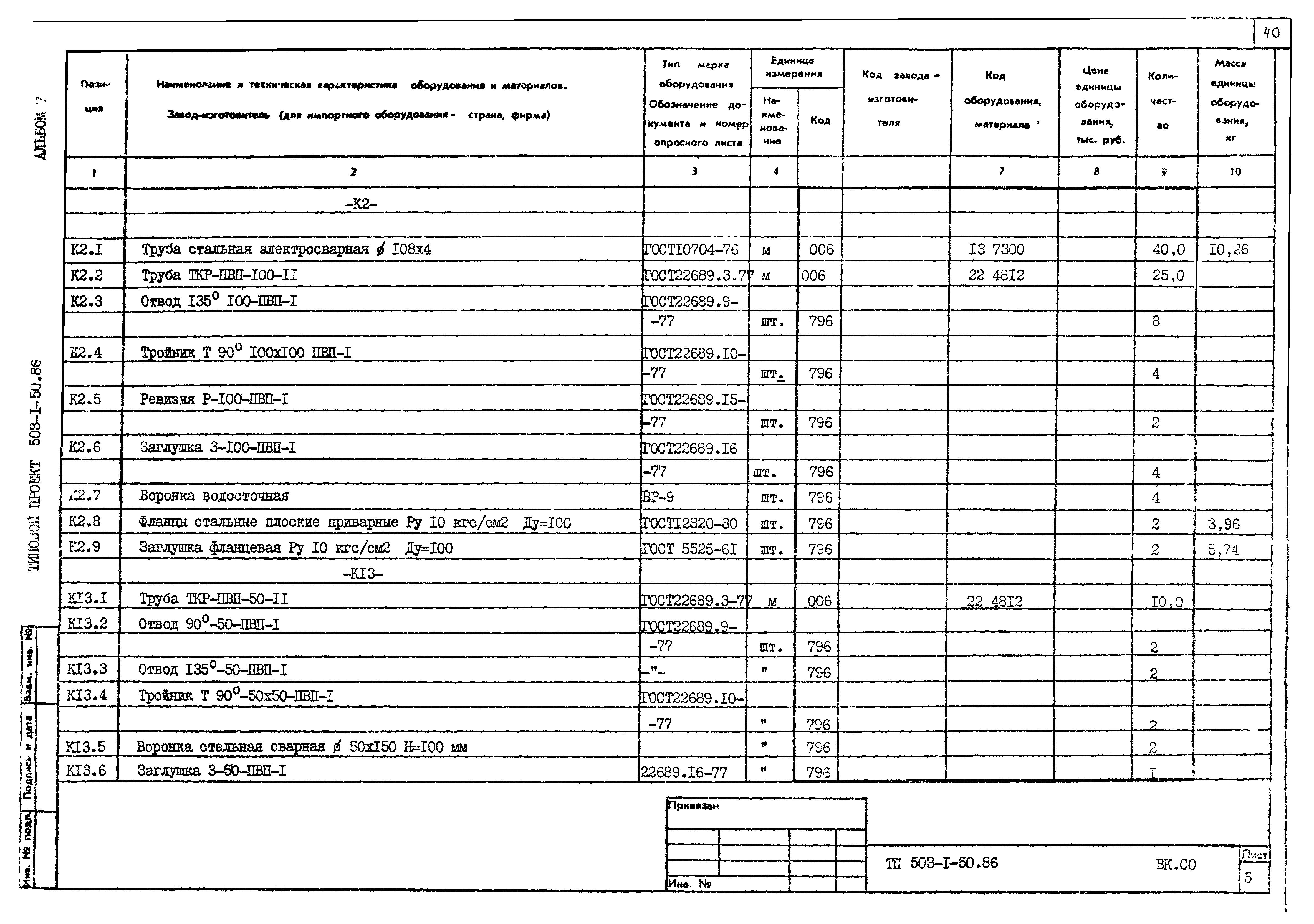 Типовой проект 503-1-50.86