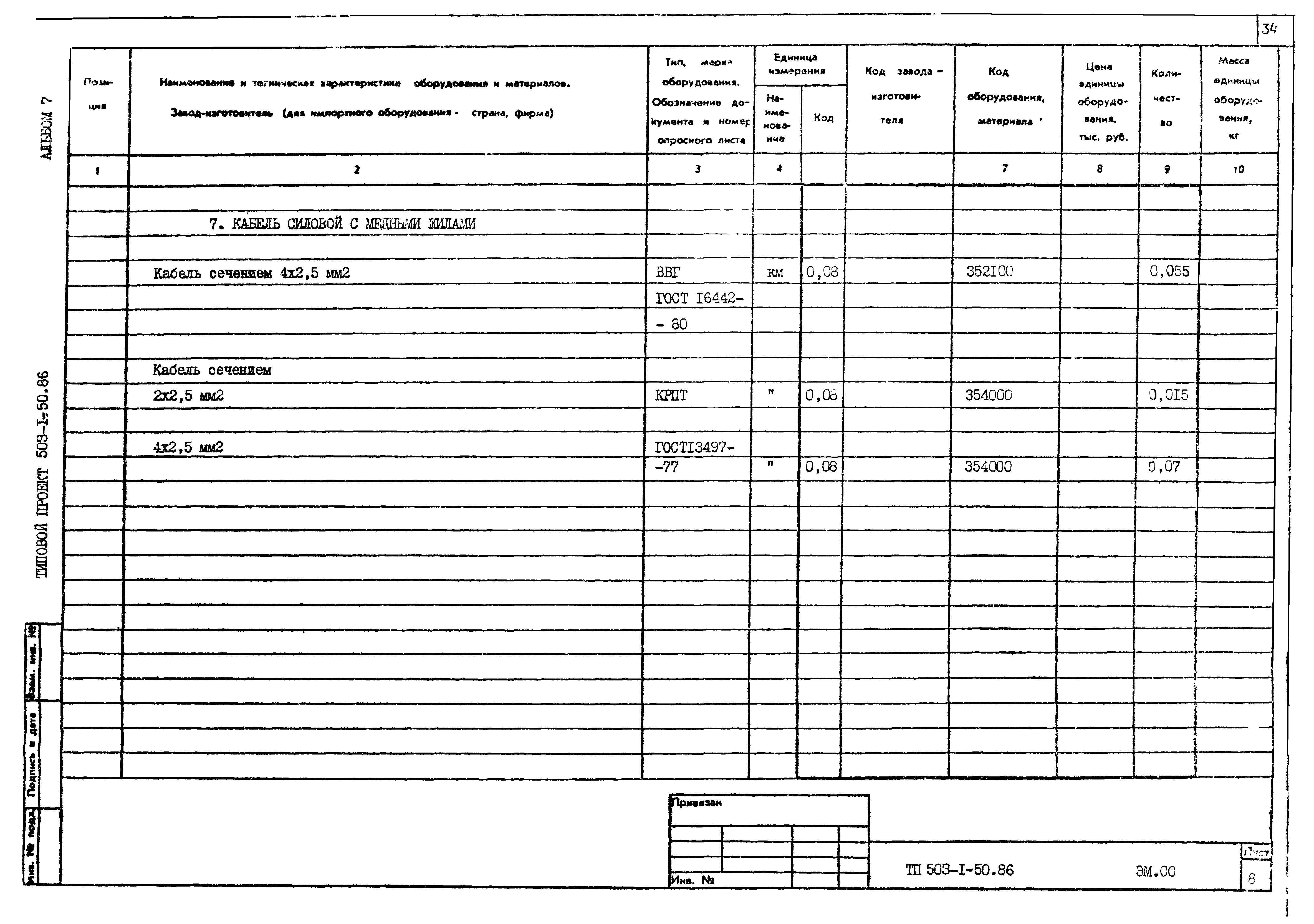 Типовой проект 503-1-50.86