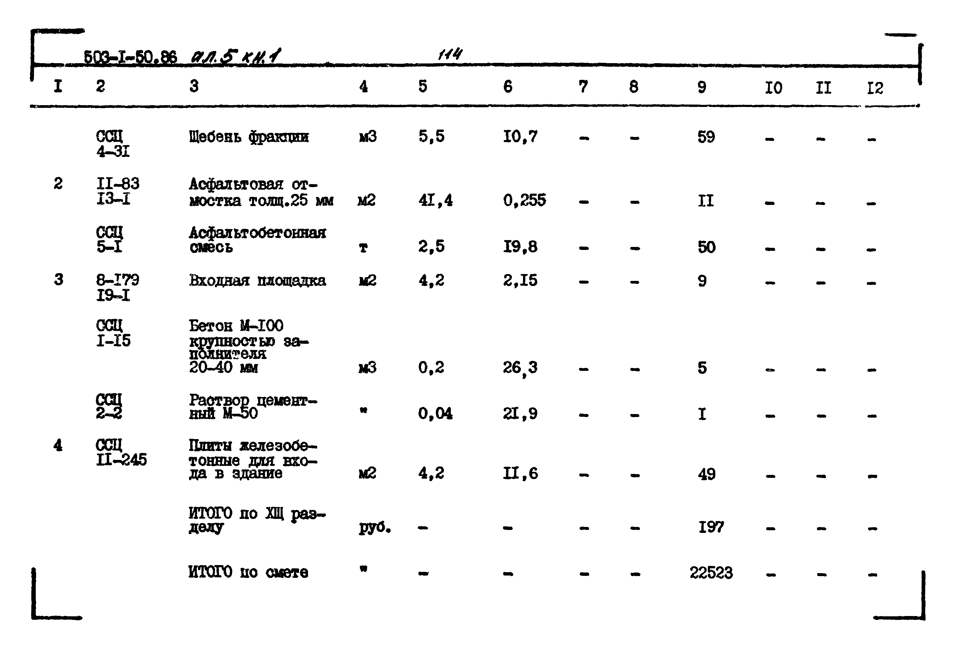 Типовой проект 503-1-50.86