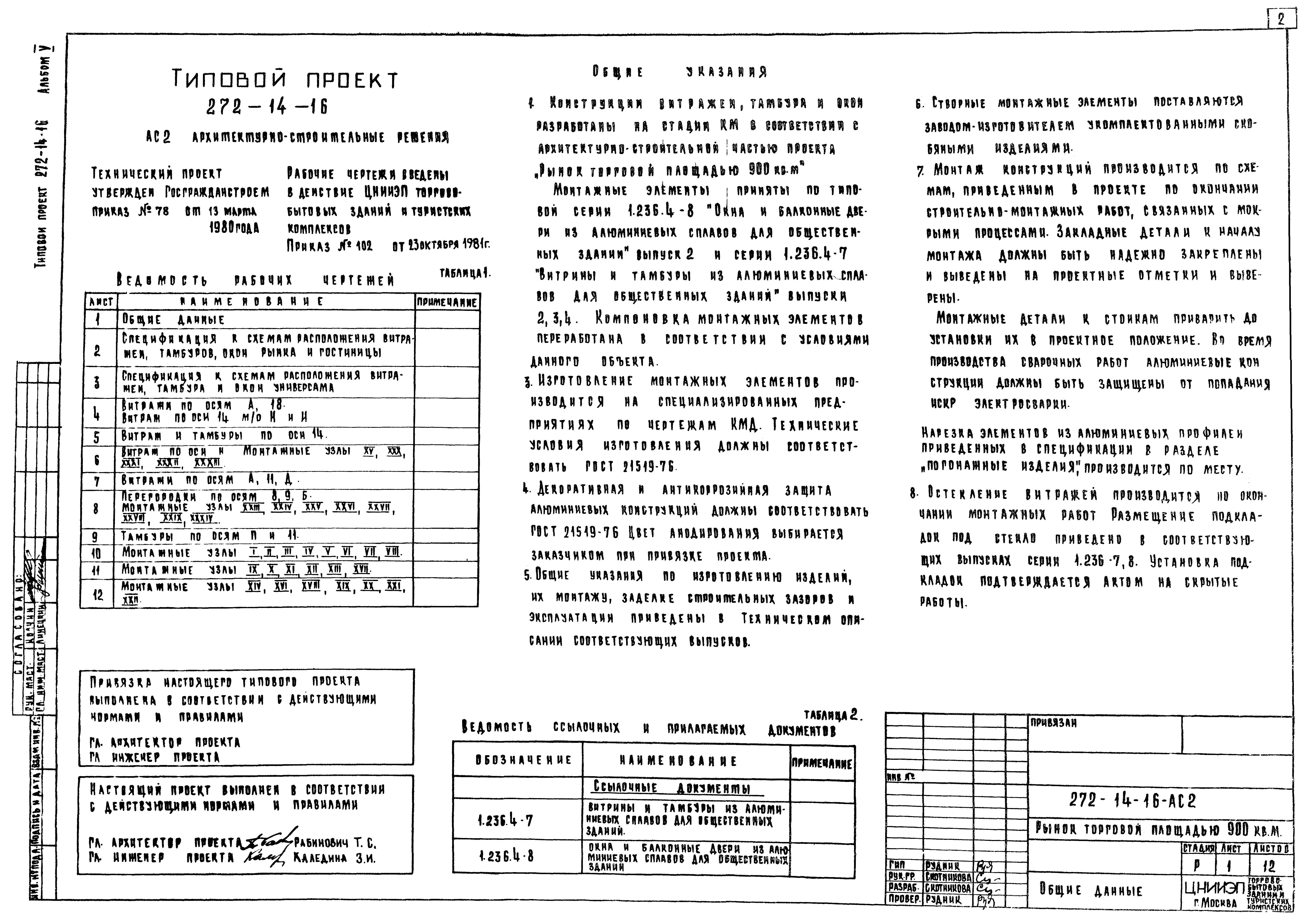 Типовой проект 272-14-16