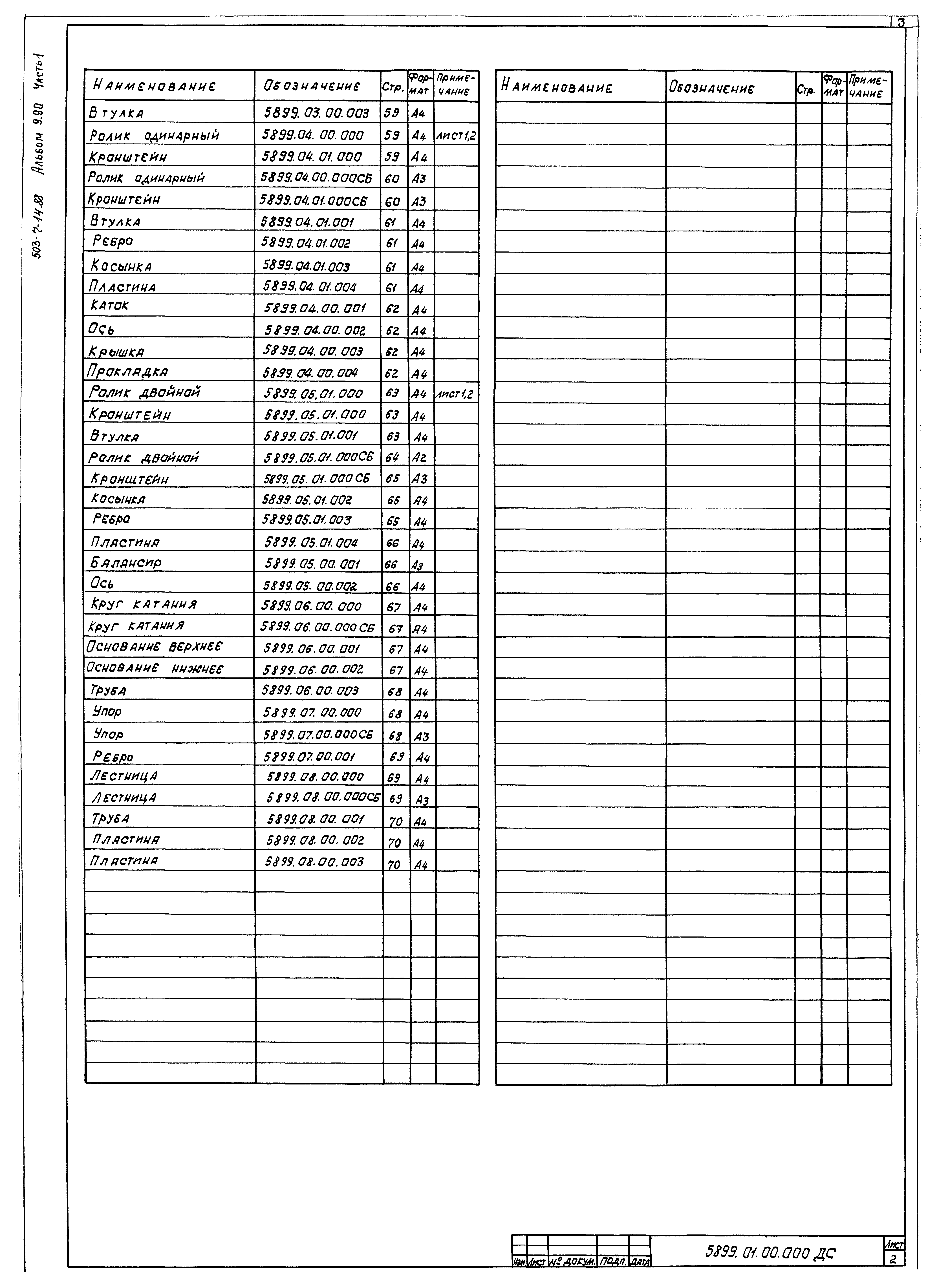 Типовой проект 503-7-14.88