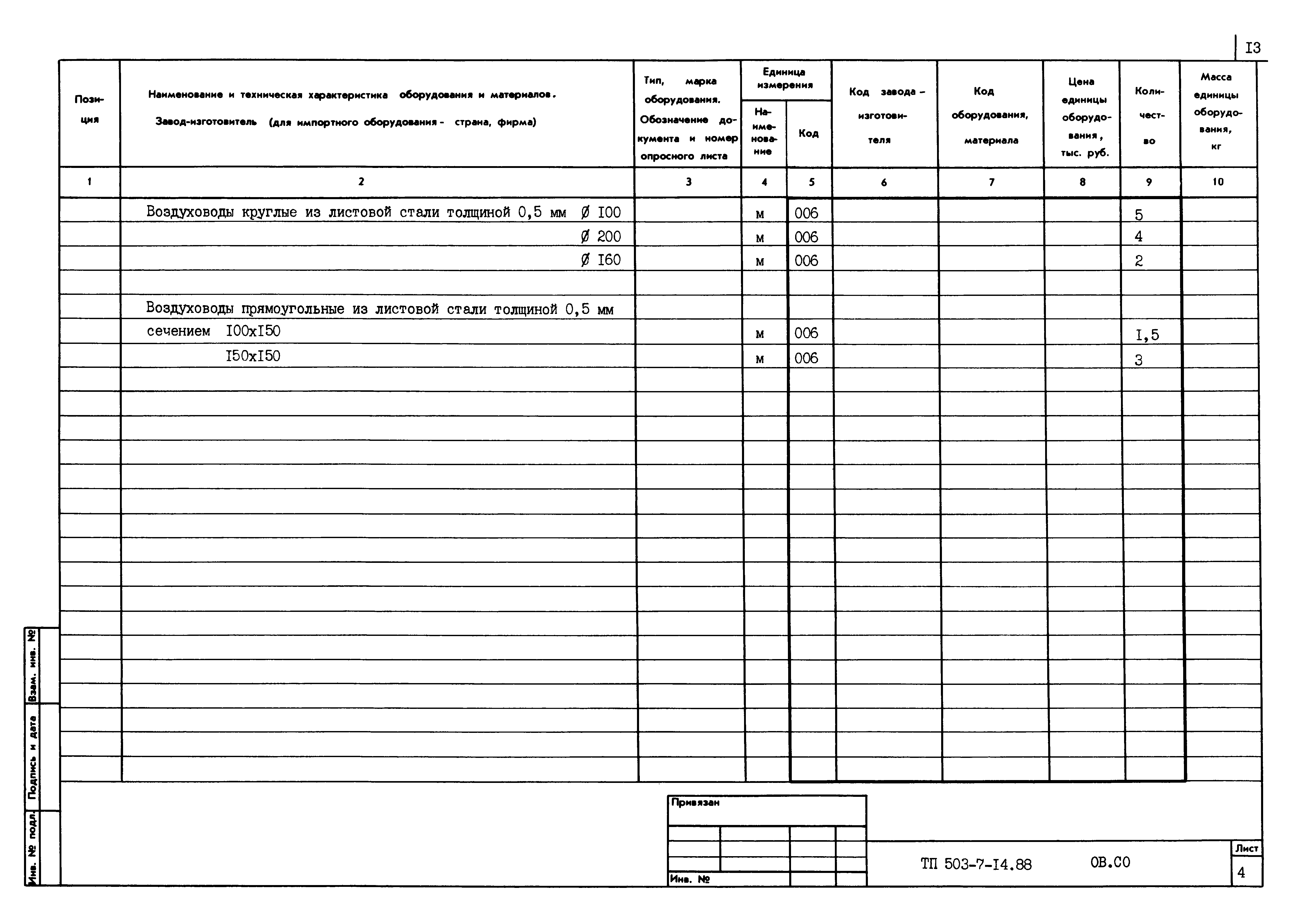 Типовой проект 503-7-14.88