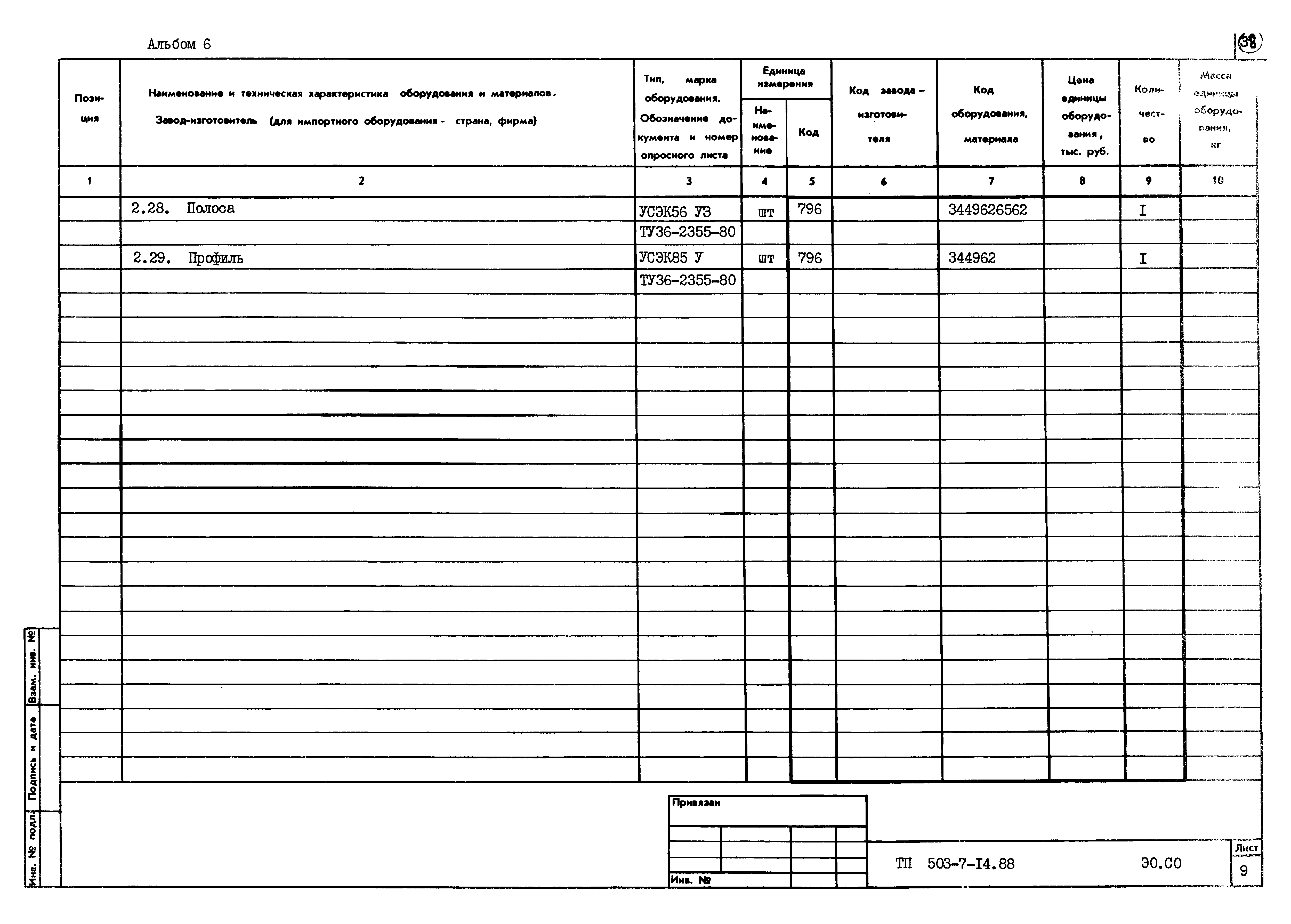 Типовой проект 503-7-14.88