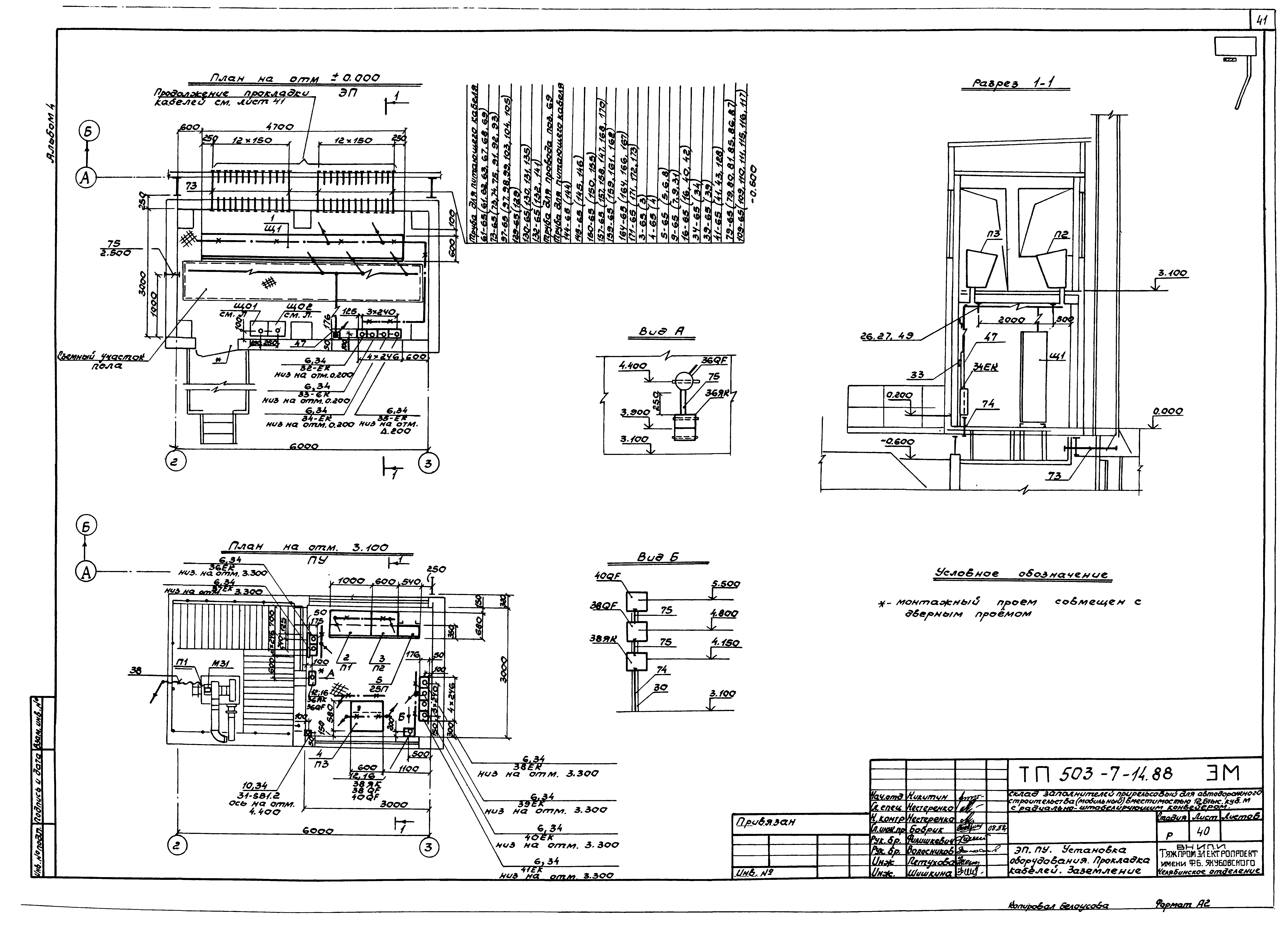 Типовой проект 503-7-14.88