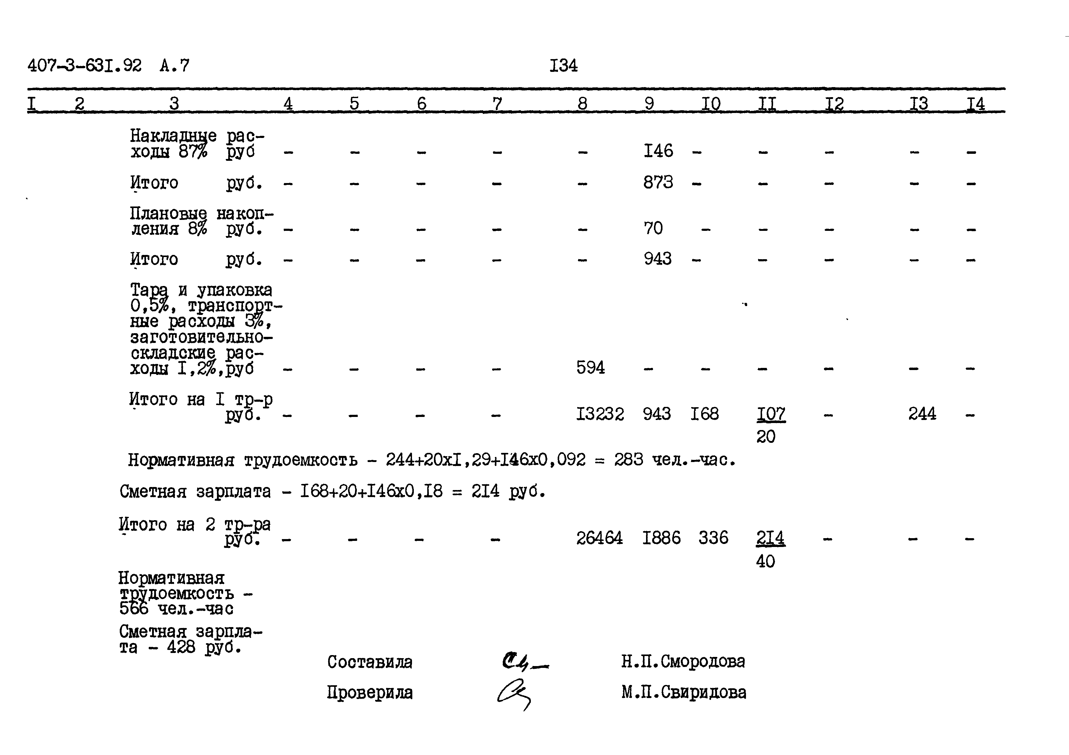 Типовой проект 407-3-631.92