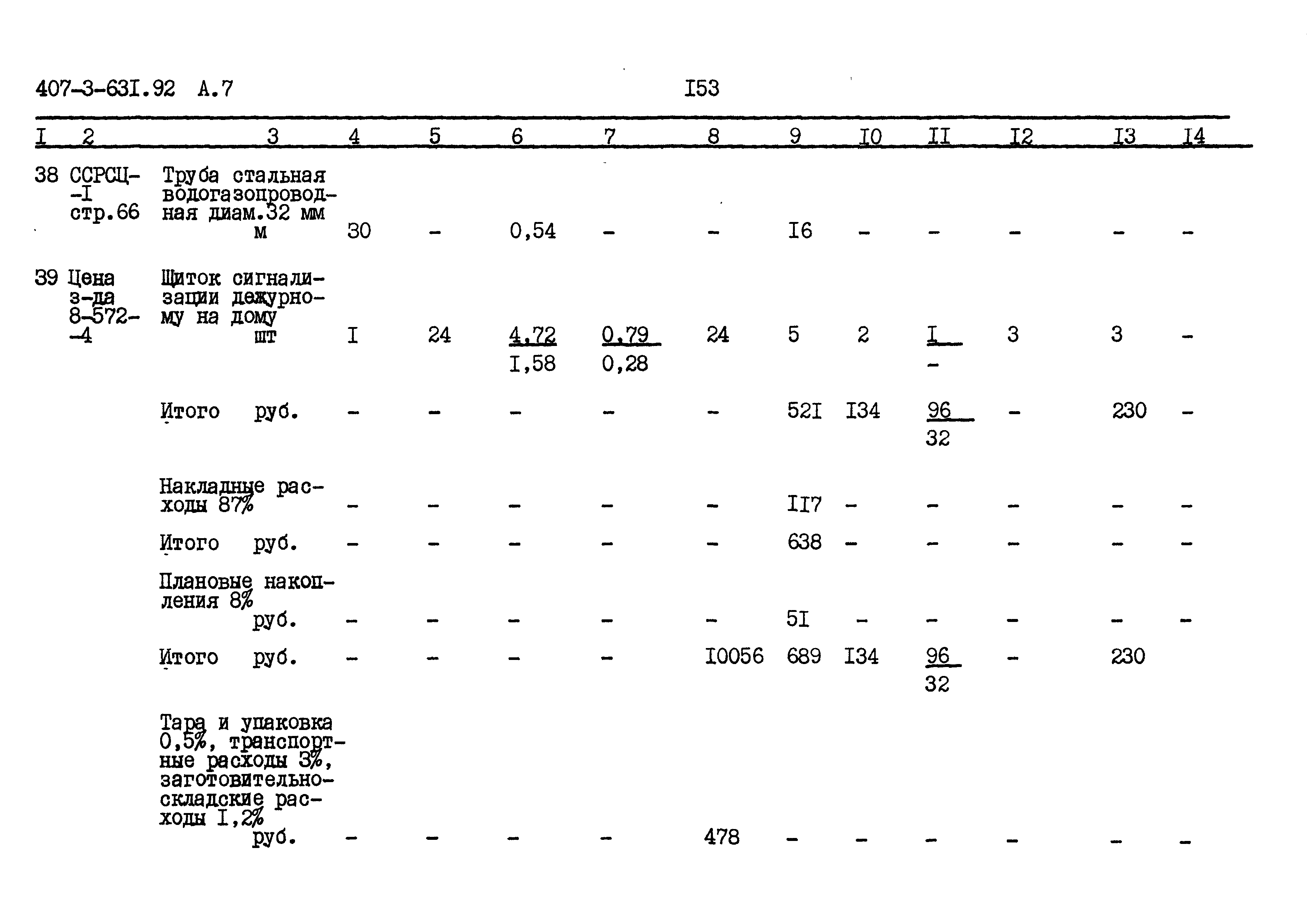 Типовой проект 407-3-631.92