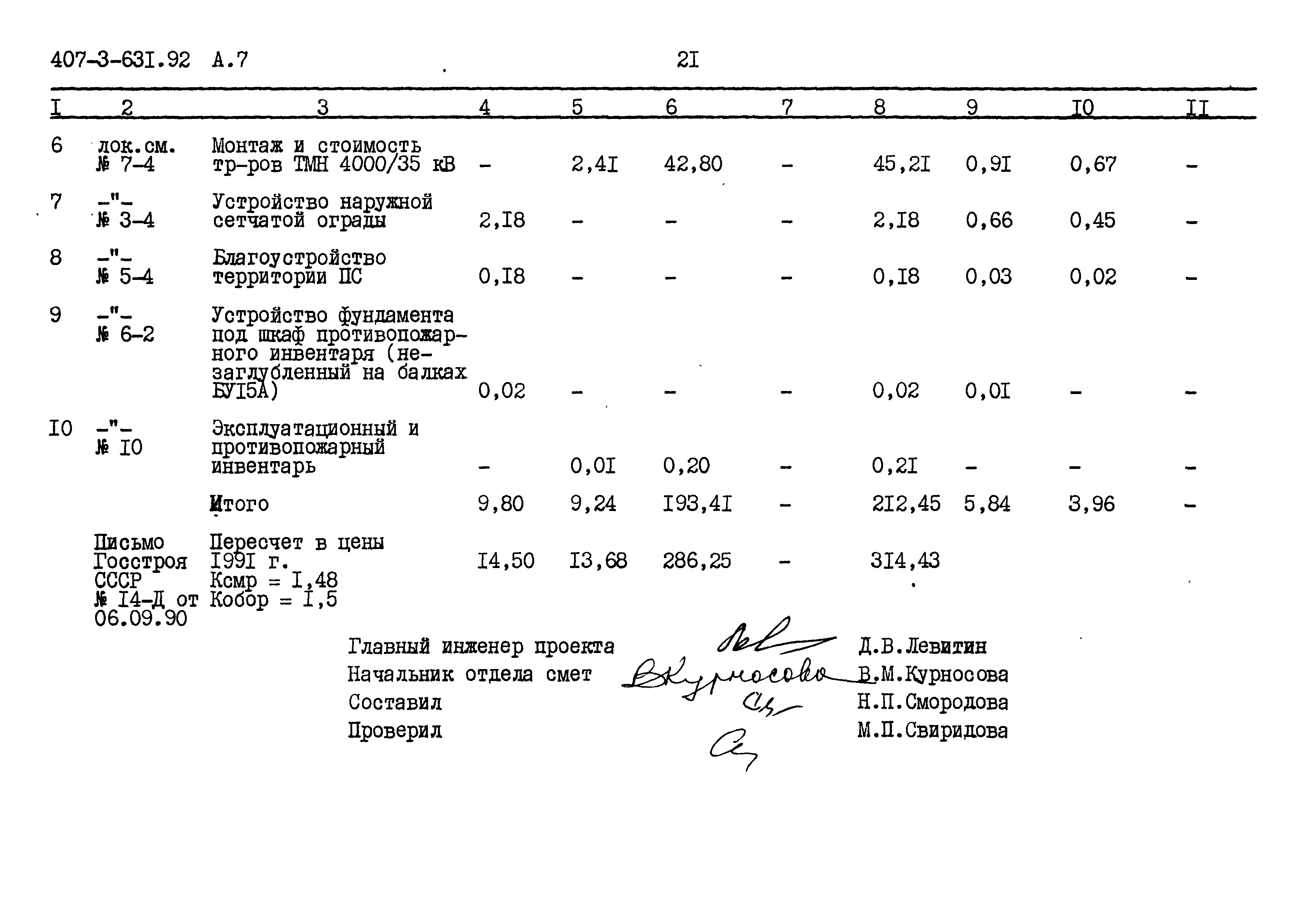 Типовой проект 407-3-631.92