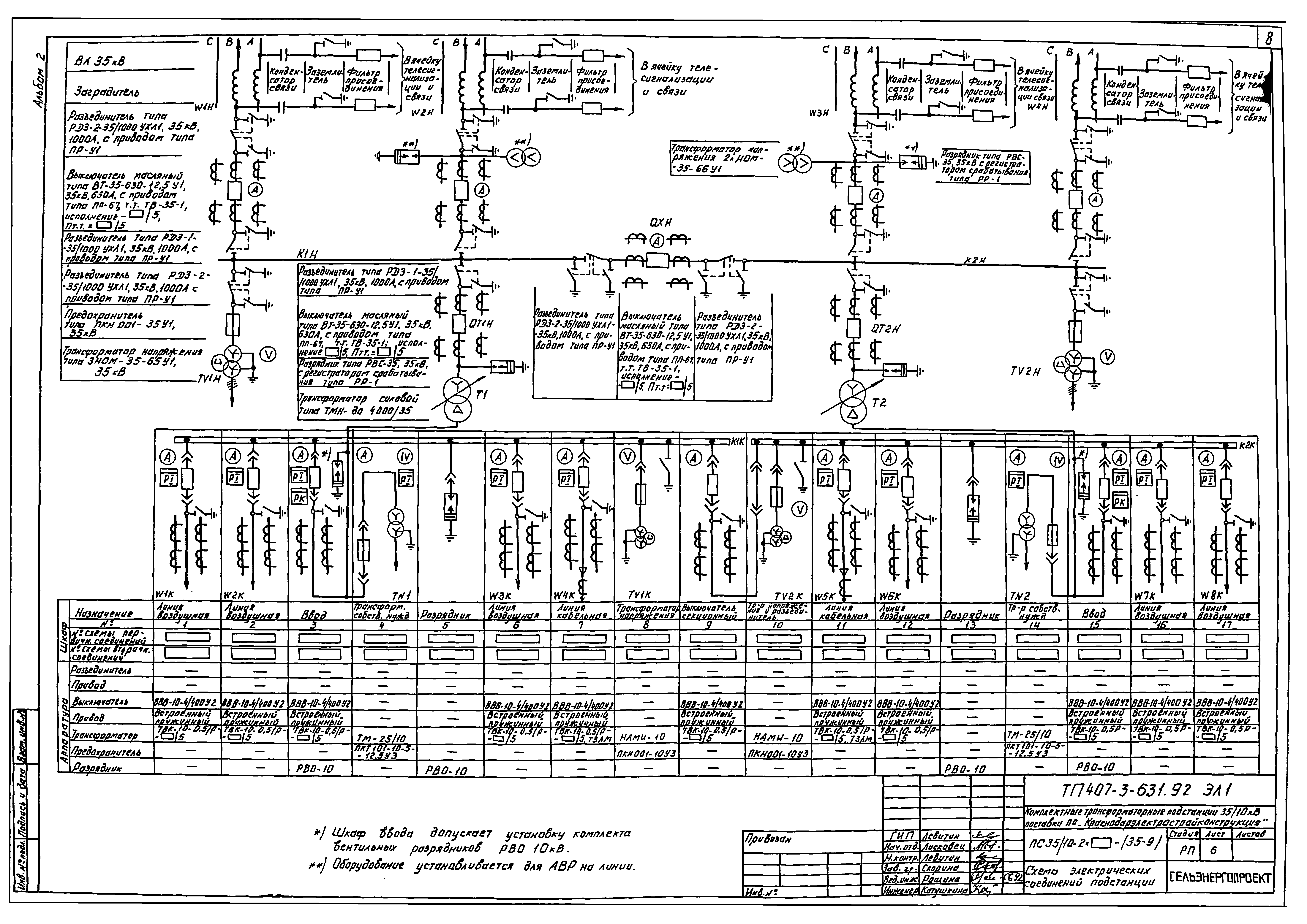 Типовой проект 407-3-631.92