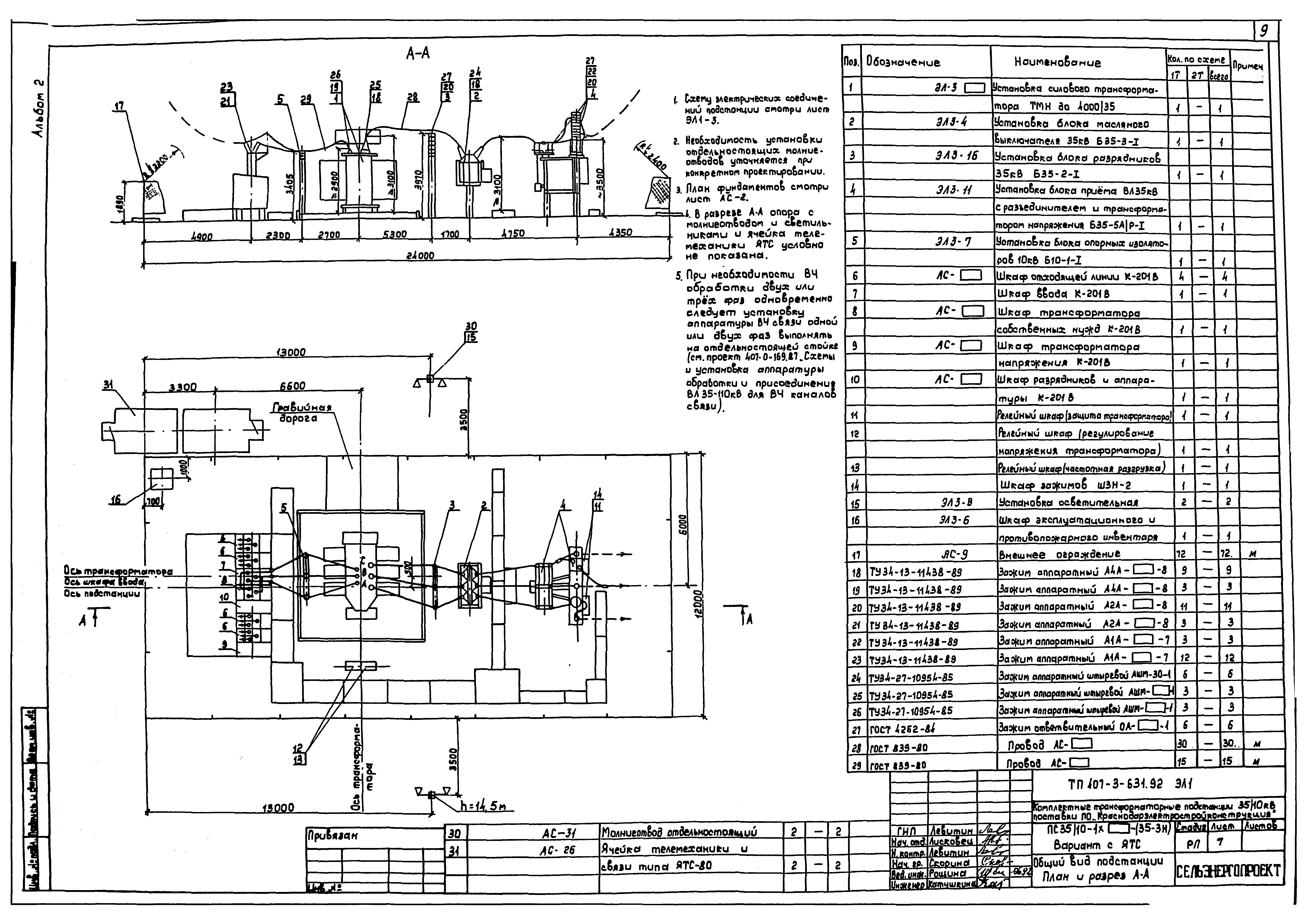 Типовой проект 407-3-631.92