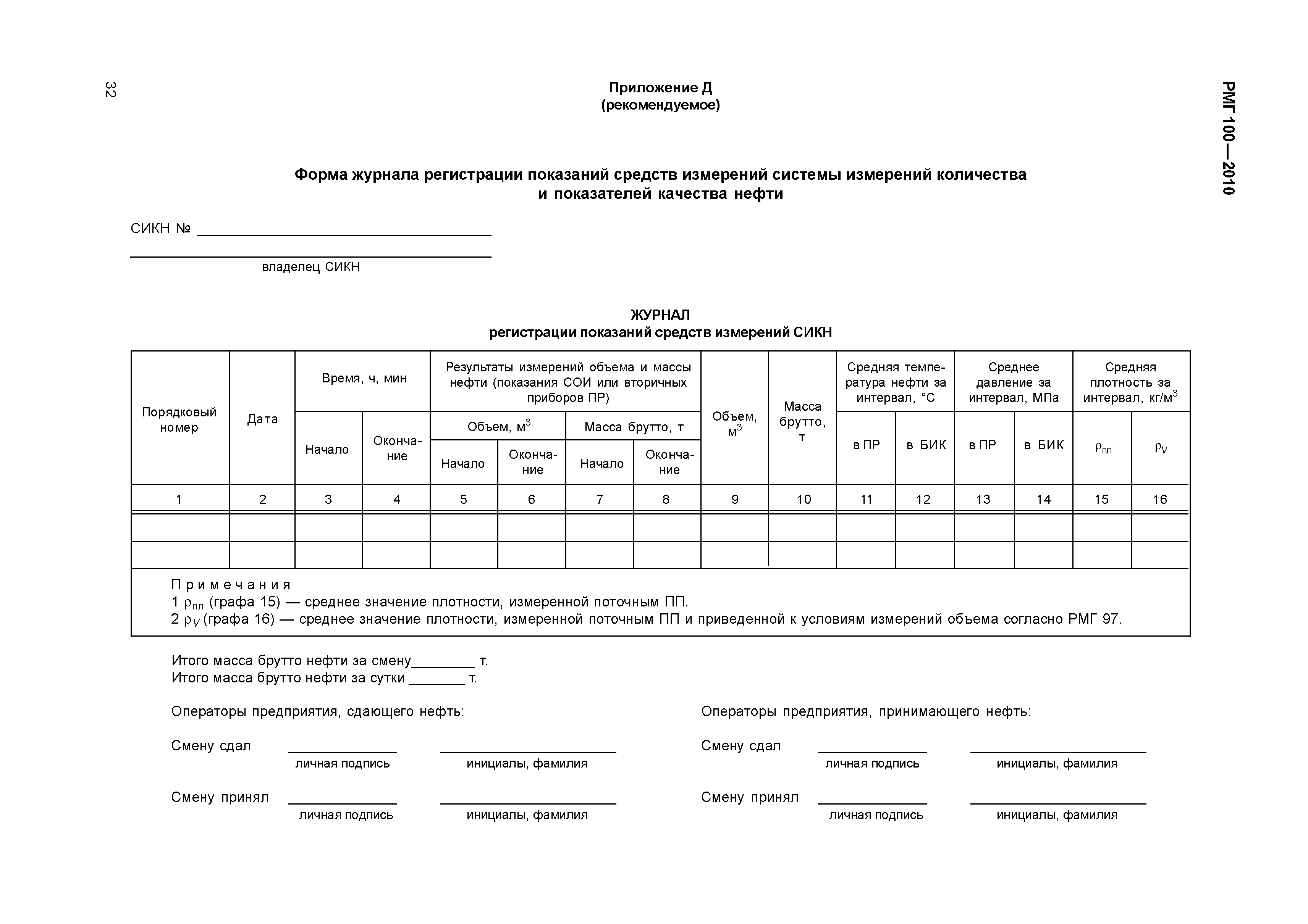 РМГ 100-2010