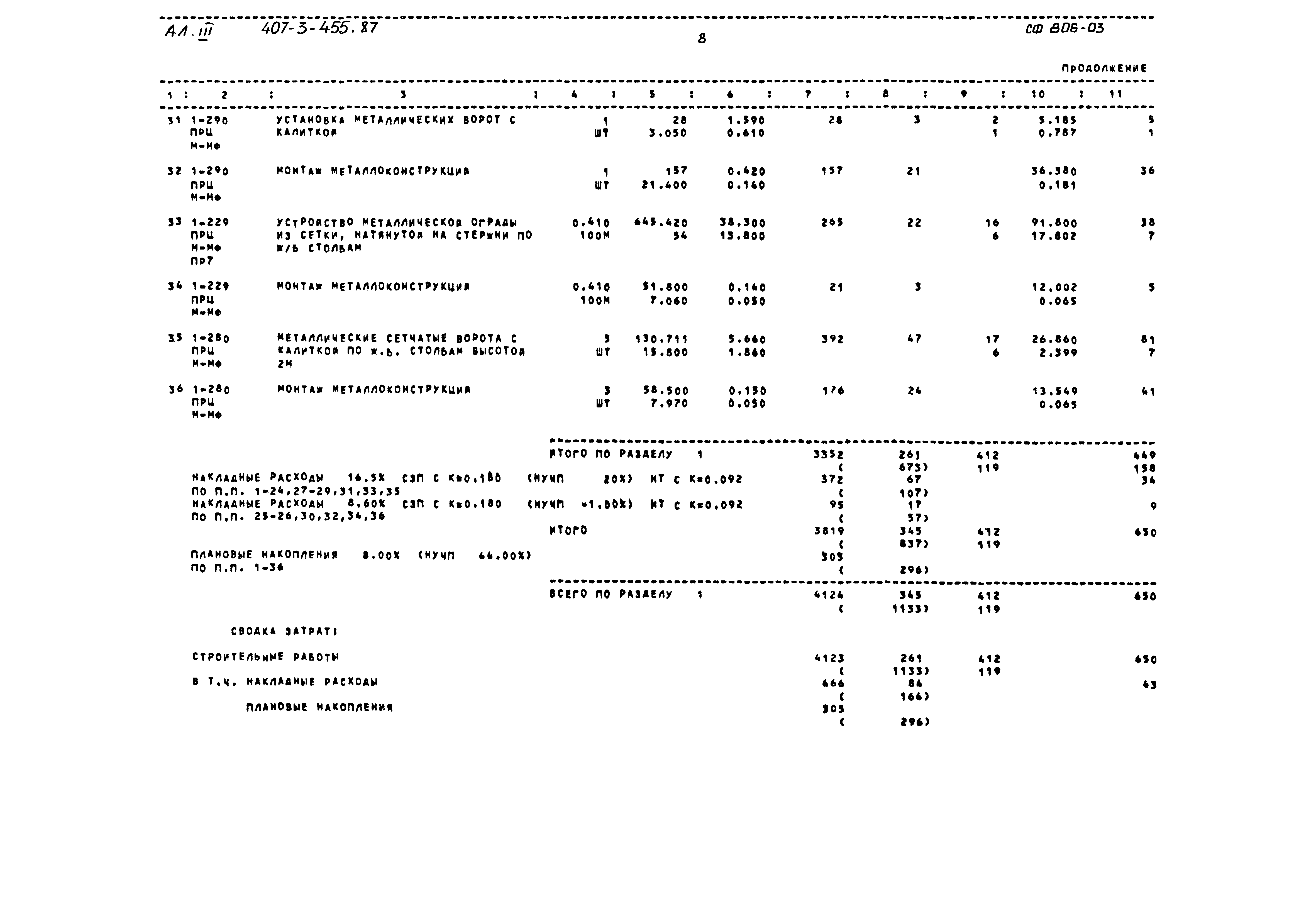 Типовой проект 407-3-455.87