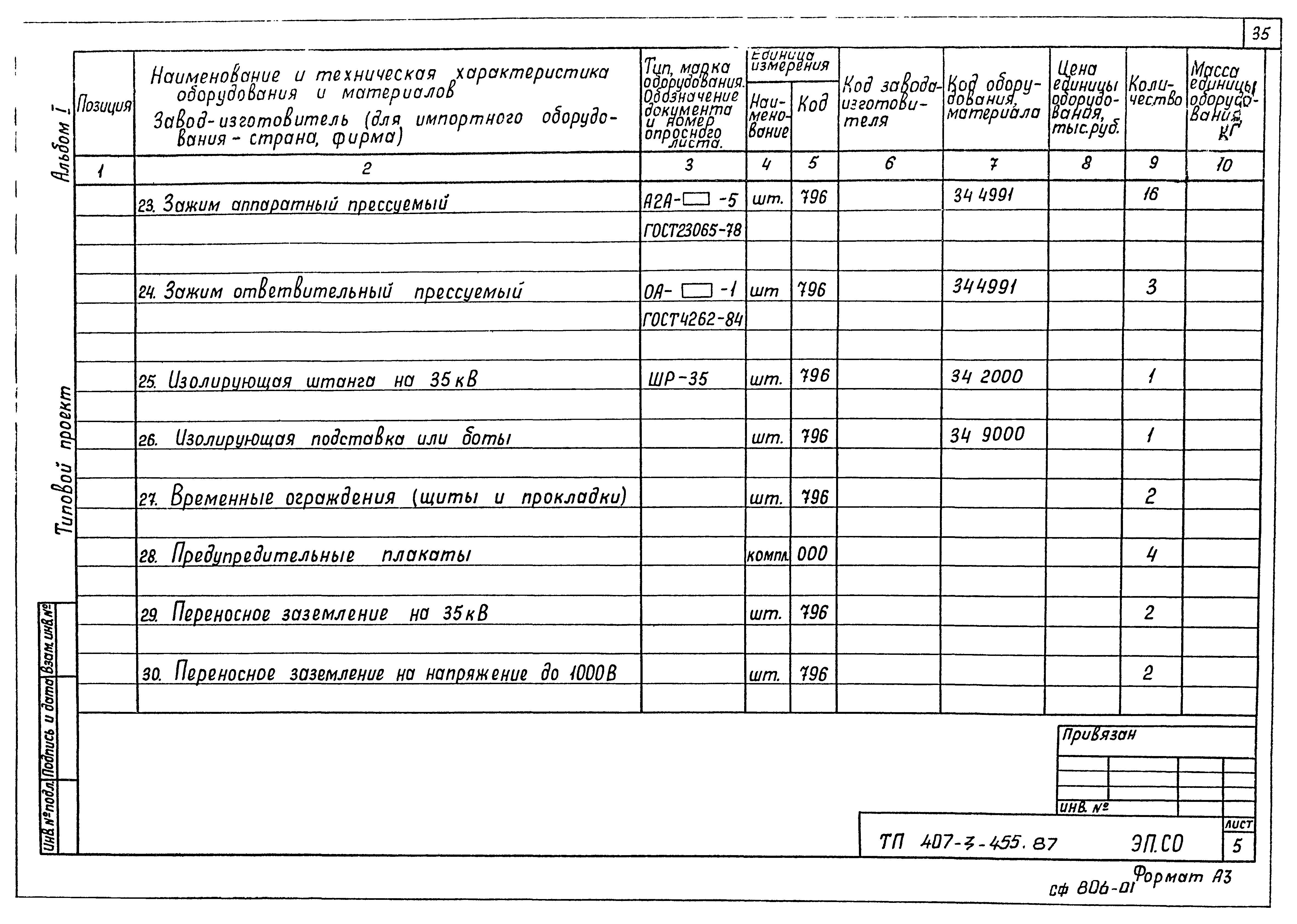 Типовой проект 407-3-455.87
