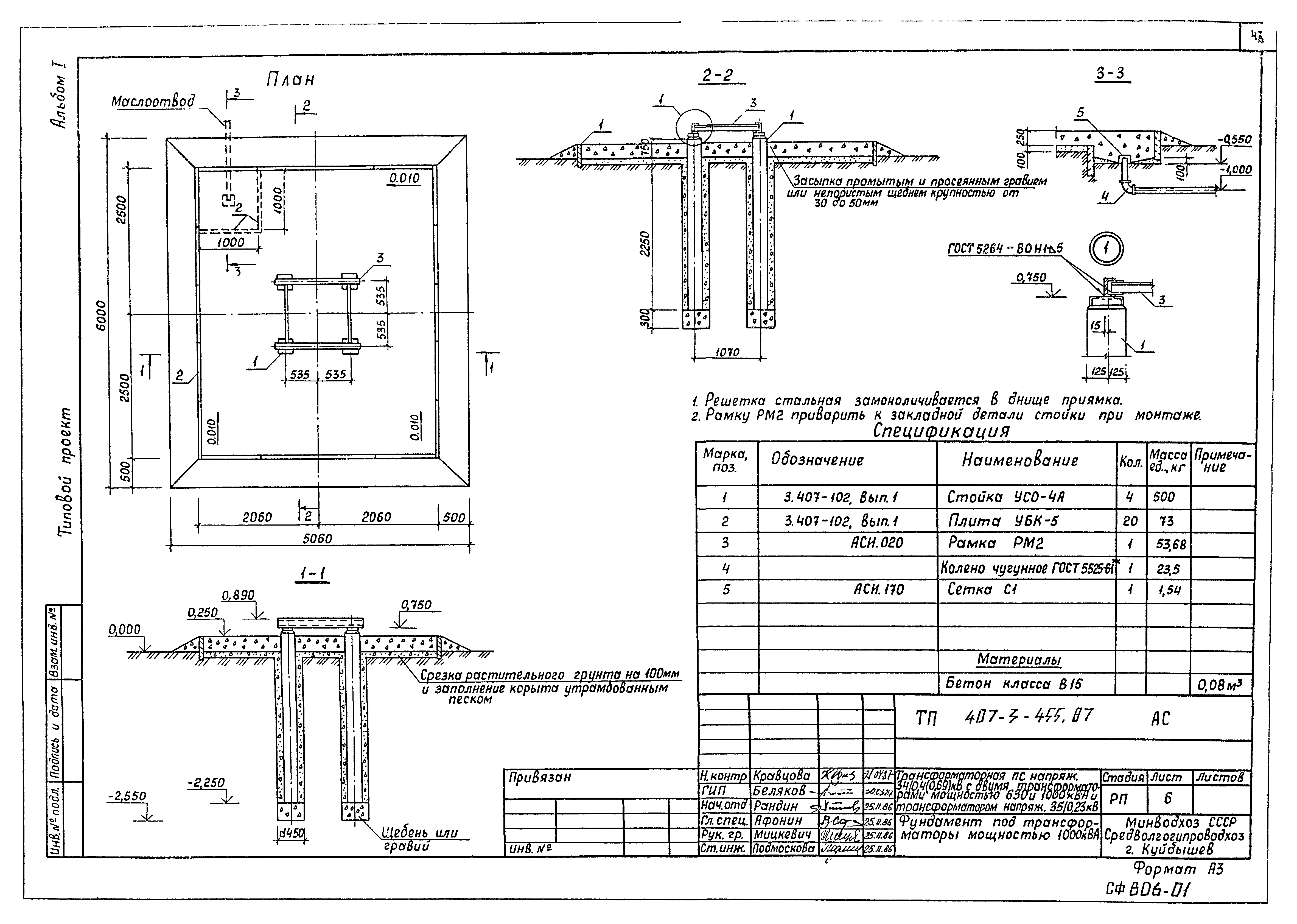 Типовой проект 407-3-455.87